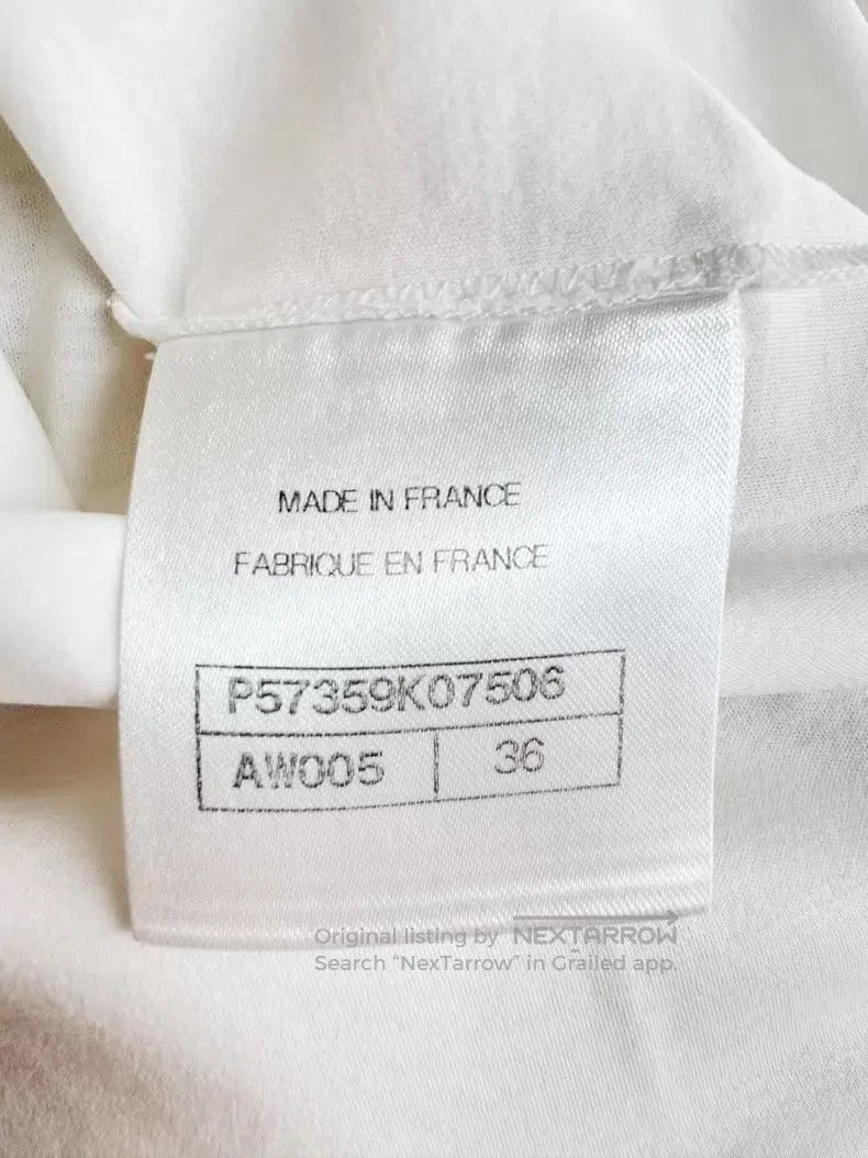 Chanel Chanel Letter-printed short sleeves Size XS / US 0-2 / IT 36-38 - 6 Thumbnail