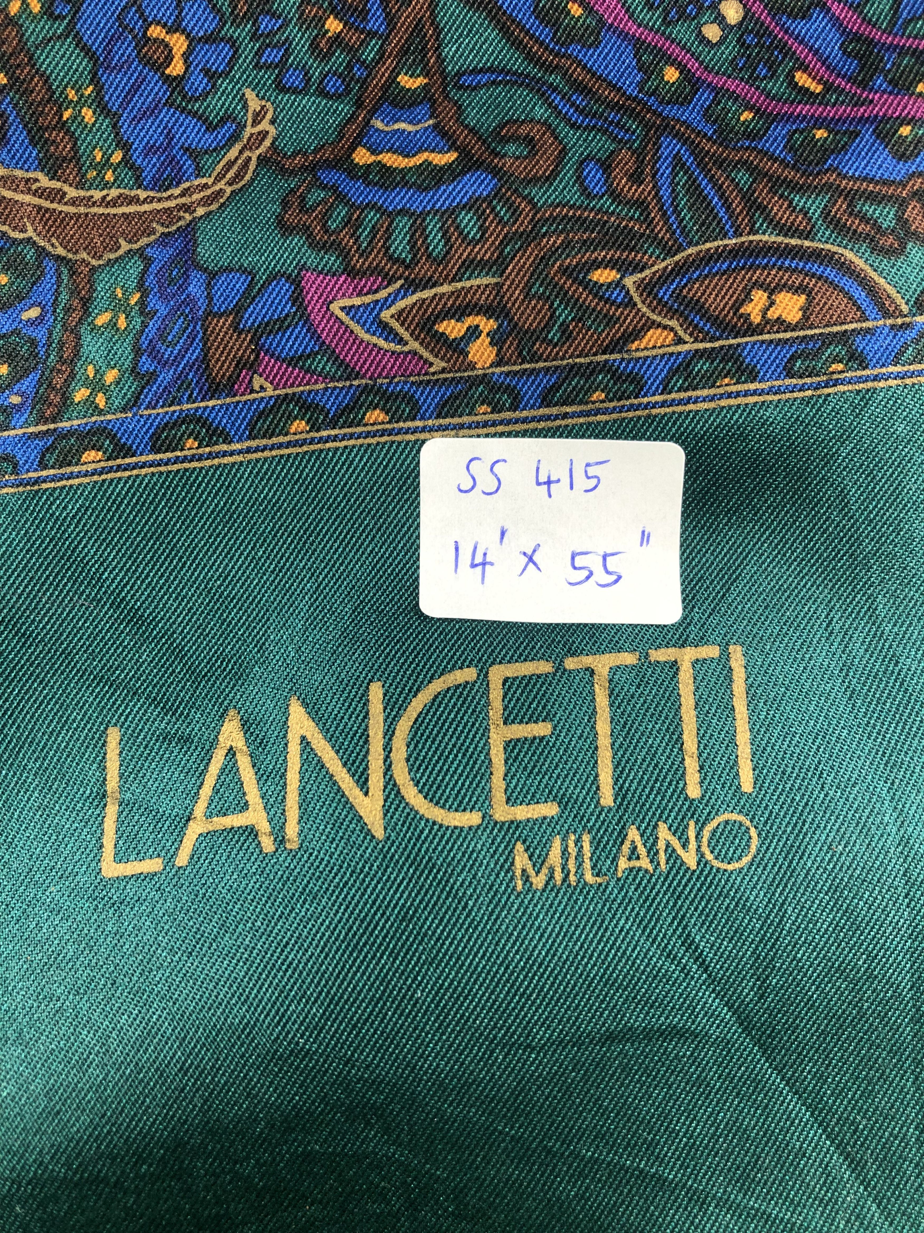 Lui di Lancetti Lancetti Milano Scarf / Silk Scarf / Neckwear / Muffler Size ONE SIZE - 4 Thumbnail