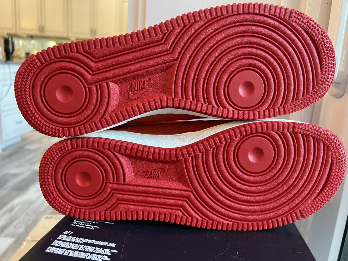 Nike Nike Air Force 1 ‘07 ATL Size 9.5 FD8306-657 Atlanta Red Size US 9.5 / EU 42-43 - 7 Thumbnail