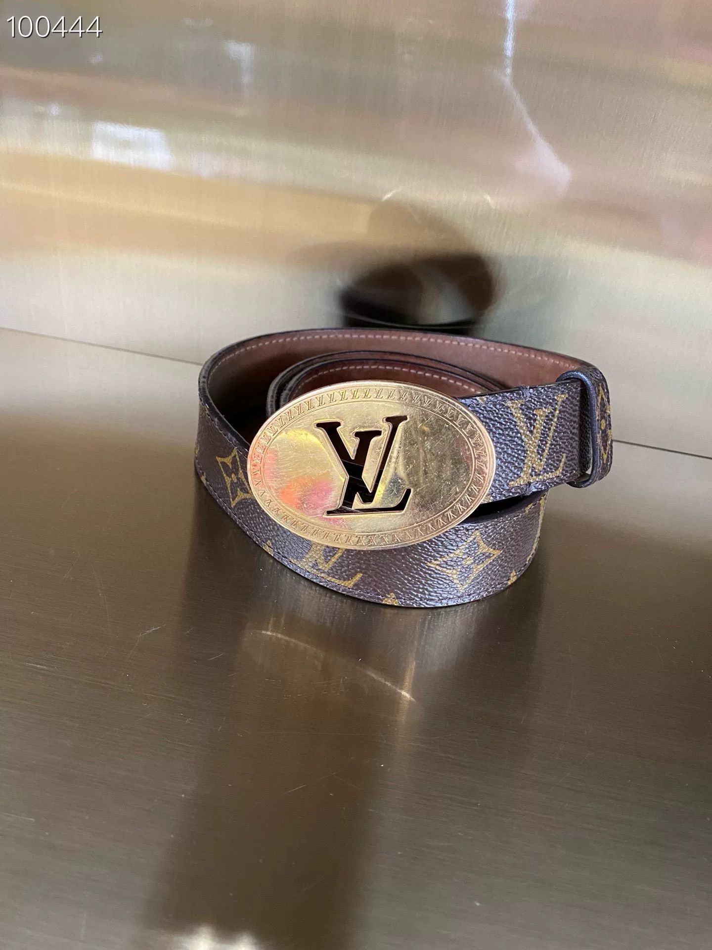 Louis Vuitton LV Women's Monogram Belt 00325 Size ONE SIZE - 1 Thumbnail