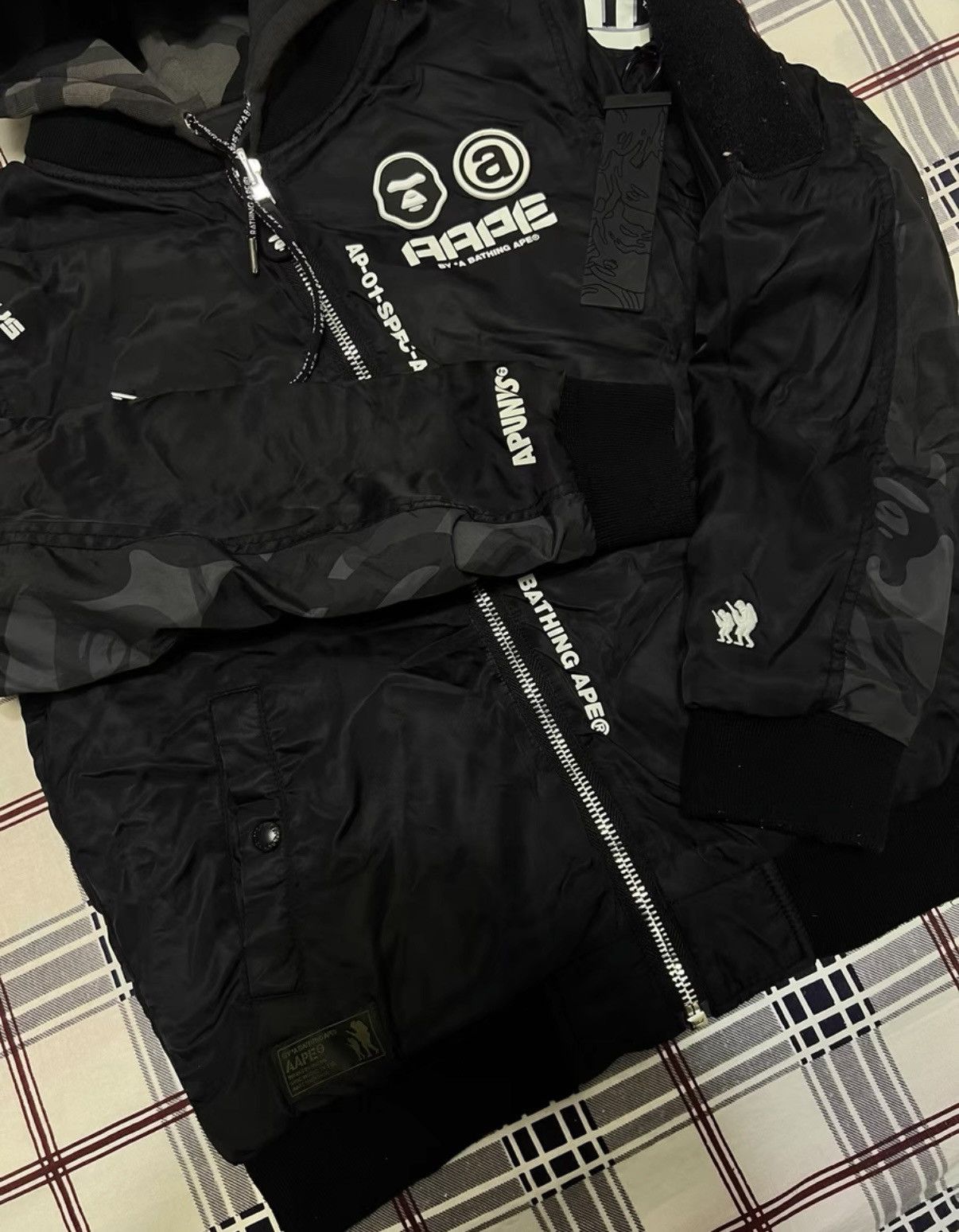 Bape AAPE OG Nigo era reversible limited edition cotton jacket Size US L / EU 52-54 / 3 - 5 Thumbnail