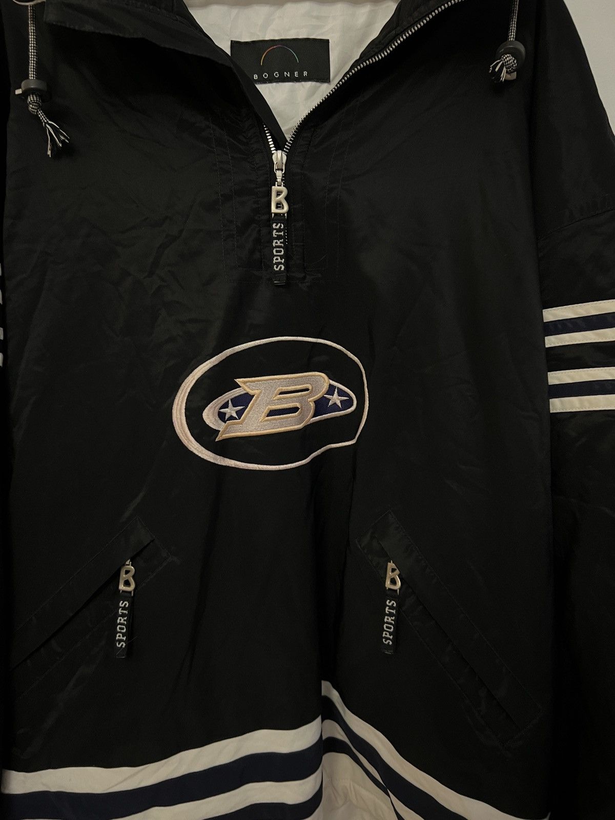 Bogner Bogner Sport jacket vintage L stripes Size US L / EU 52-54 / 3 - 3 Thumbnail