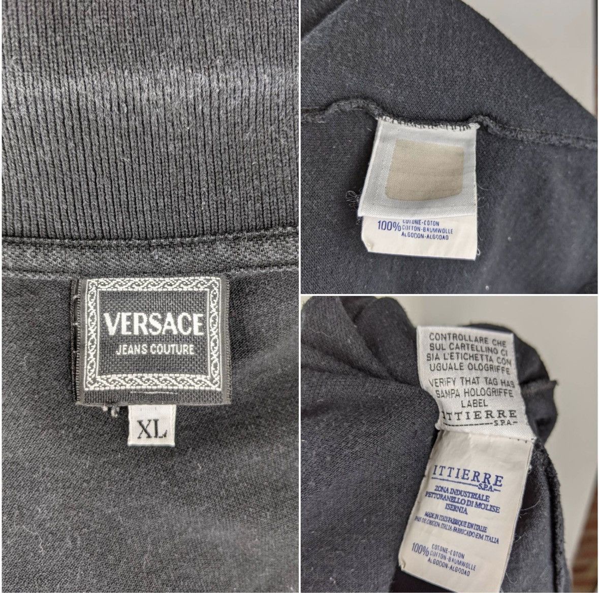 Versace Vintage Versace Polo Size US XL / EU 56 / 4 - 8 Thumbnail