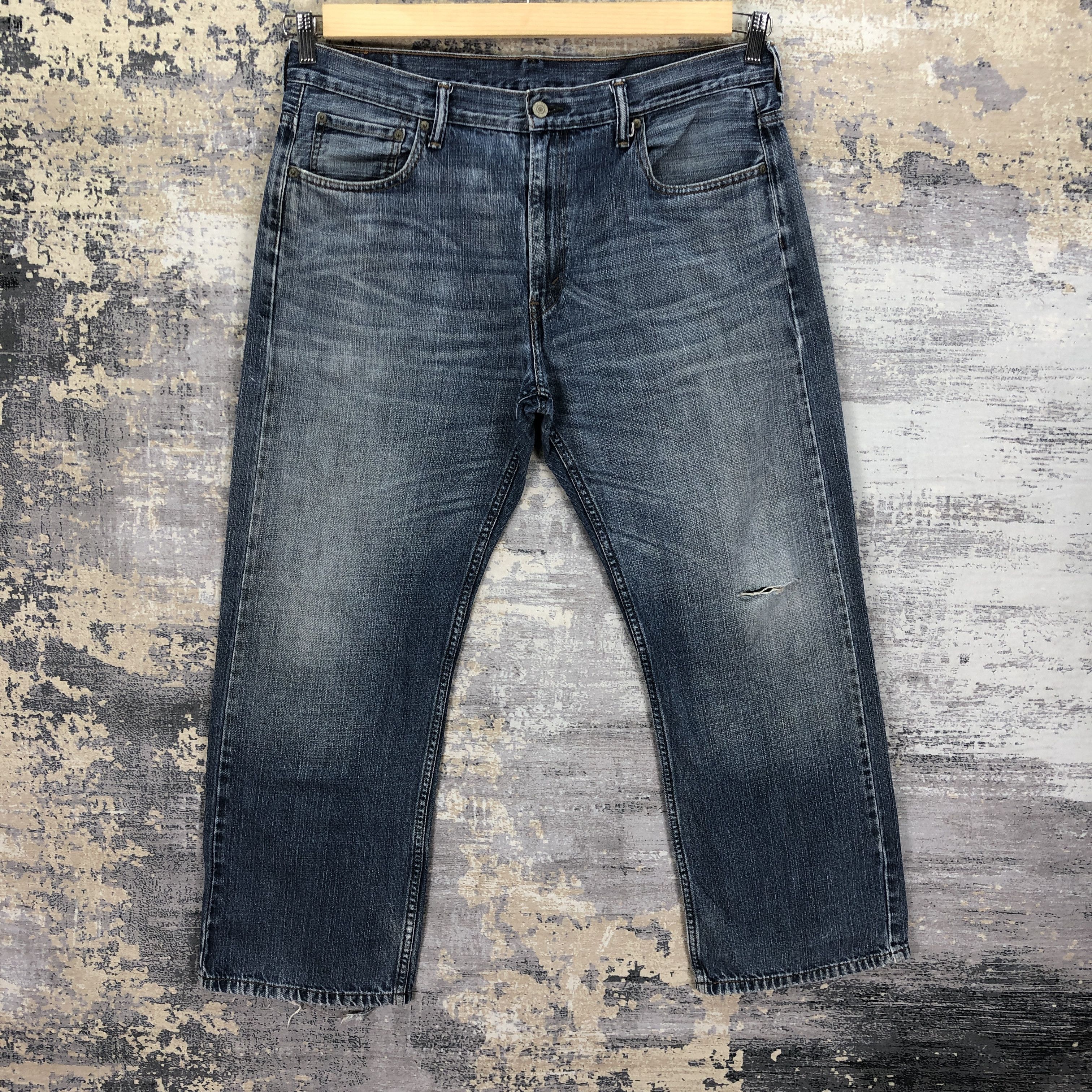 Levi's × Vintage Vintage Levis 569 Baggy Jeans Distressed Levi's Faded Denim Size US 36 / EU 52 - 1 Thumbnail