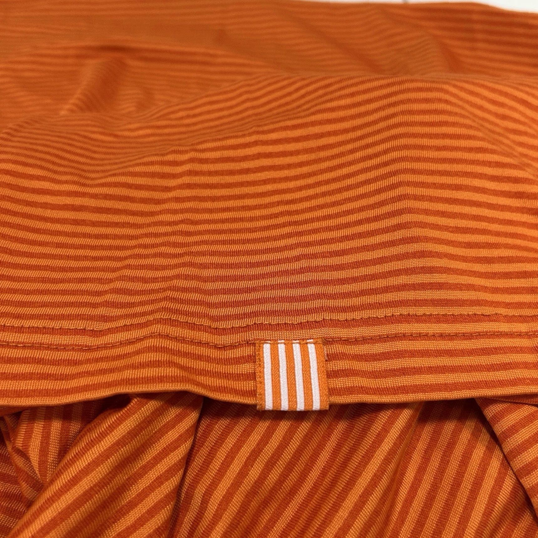 Vintage Whataburger Orange Striped Short Sleeve Quarter Button Polo Mens Size L Size US L / EU 52-54 / 3 - 6 Thumbnail