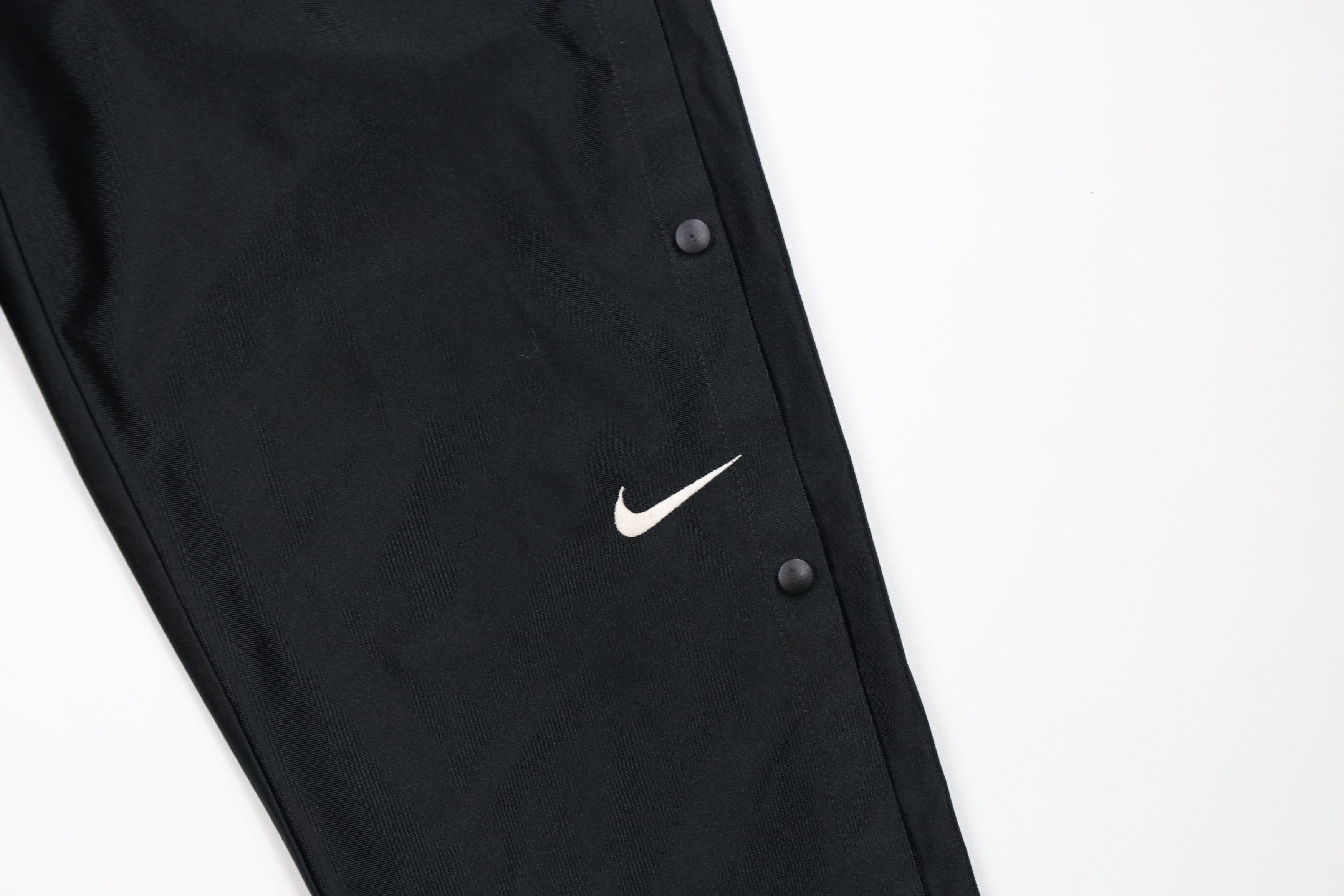 Nike × Vintage Vintage 90s Nike Scott Mini Swoosh Tearaway Sweatpants Black Size US 36 / EU 52 - 6 Thumbnail