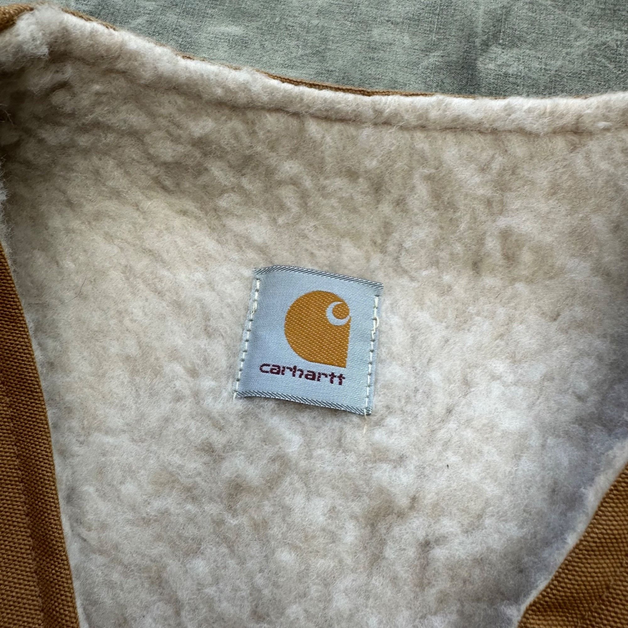 Vintage Vintage 90s New Oldstock Carhartt Sherpa Lined Vest Size US XL / EU 56 / 4 - 2 Thumbnail