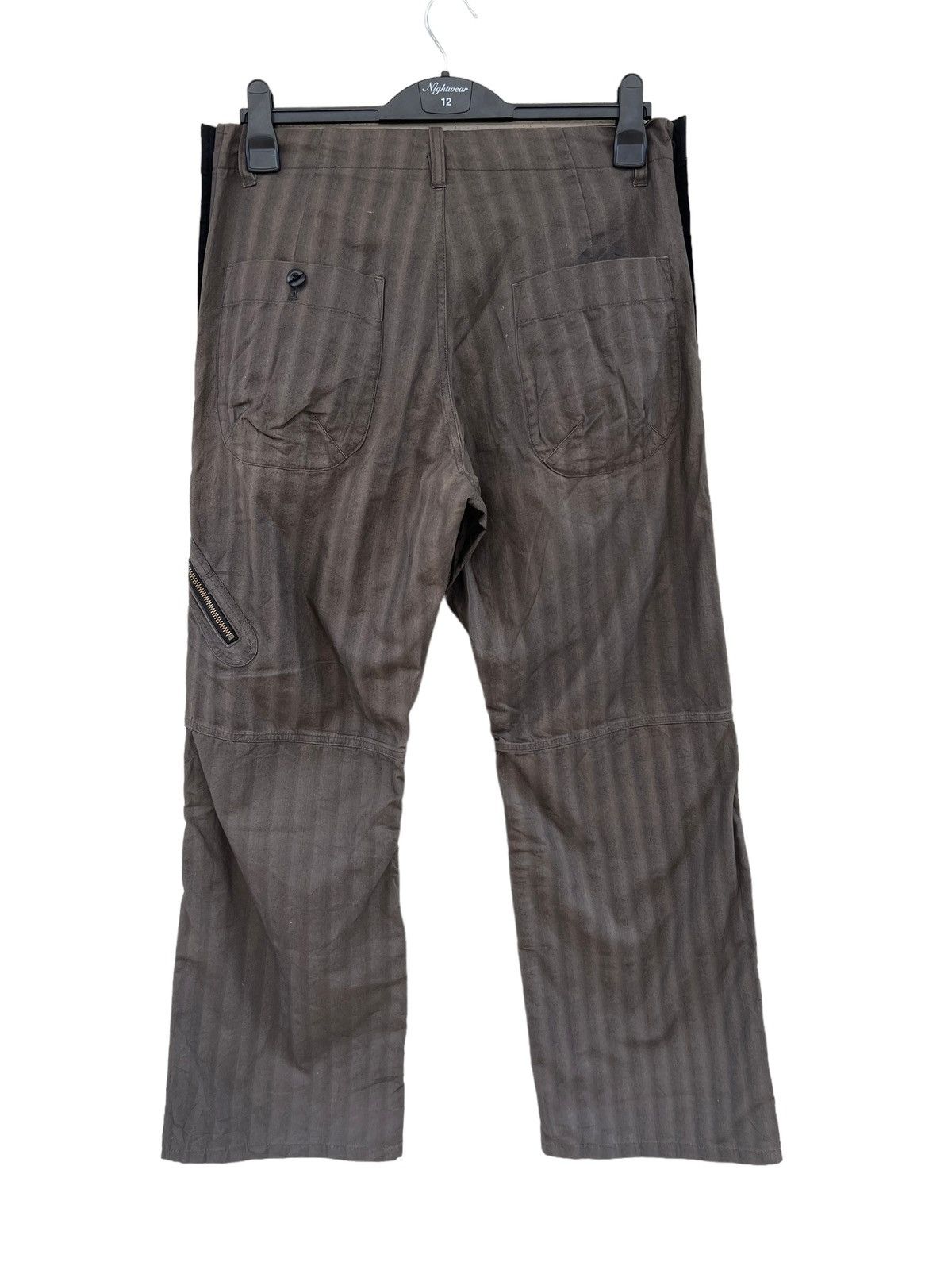 PPFM Vintage PPFM Loose Wide Leg HBT Striped Trouser Pant Size US 32 / EU 48 - 13 Thumbnail