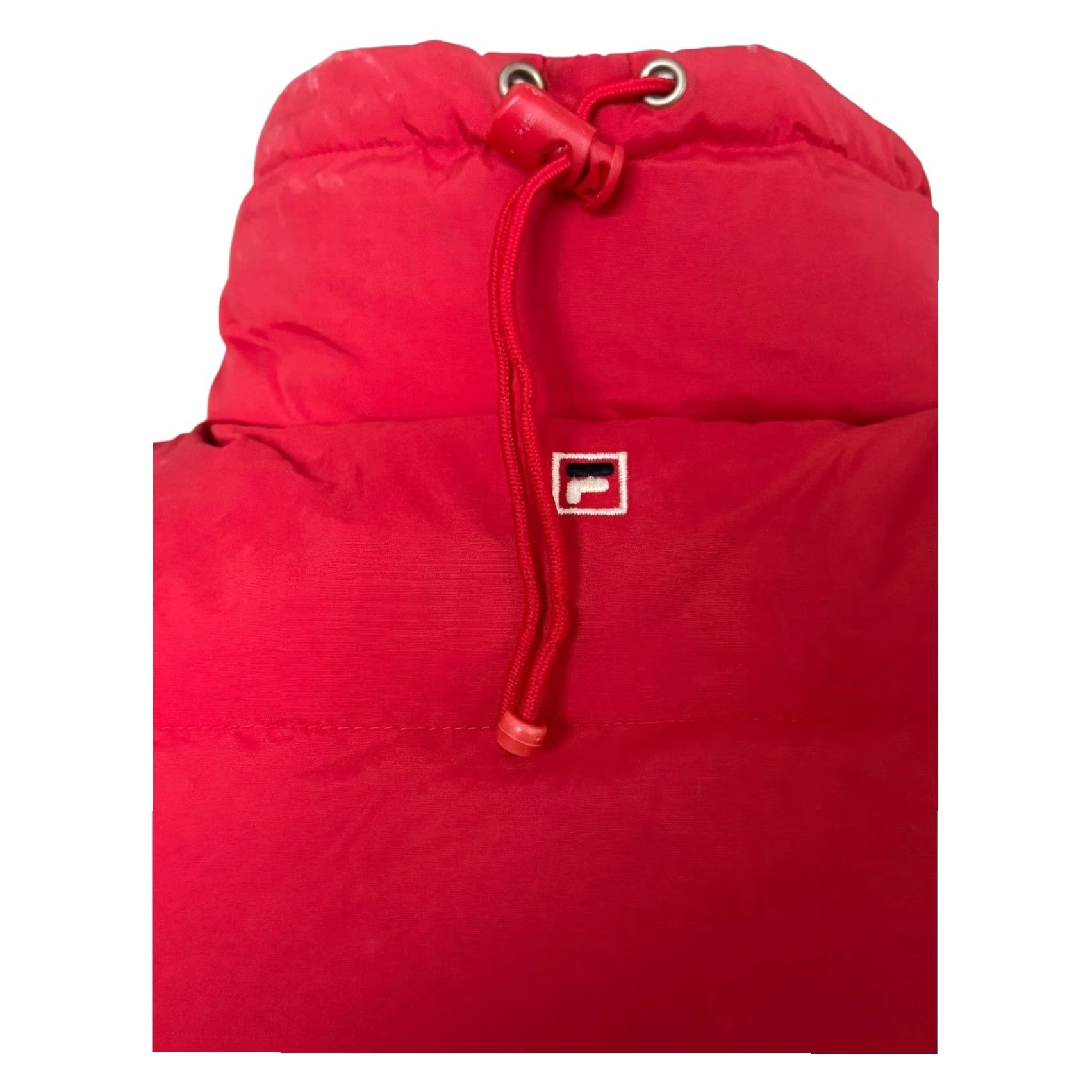 Fila Fila Biella Italia Puffer Gilet / Vest Red L Full Zip Pockets Men's Vest Size US L / EU 52-54 / 3 - 3 Thumbnail