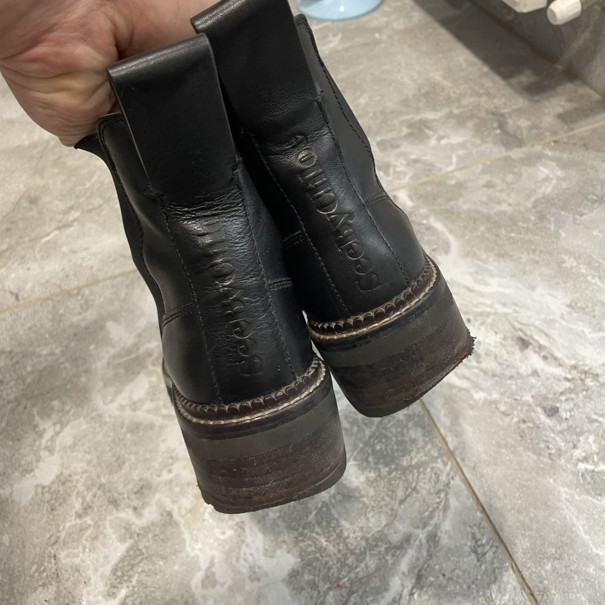 Chloe × See by Chloe 38 SEE BY CHLOE LEATHER HEELS SHOES BOOTS platform high old Size US 8 / IT 38 - 3 Thumbnail