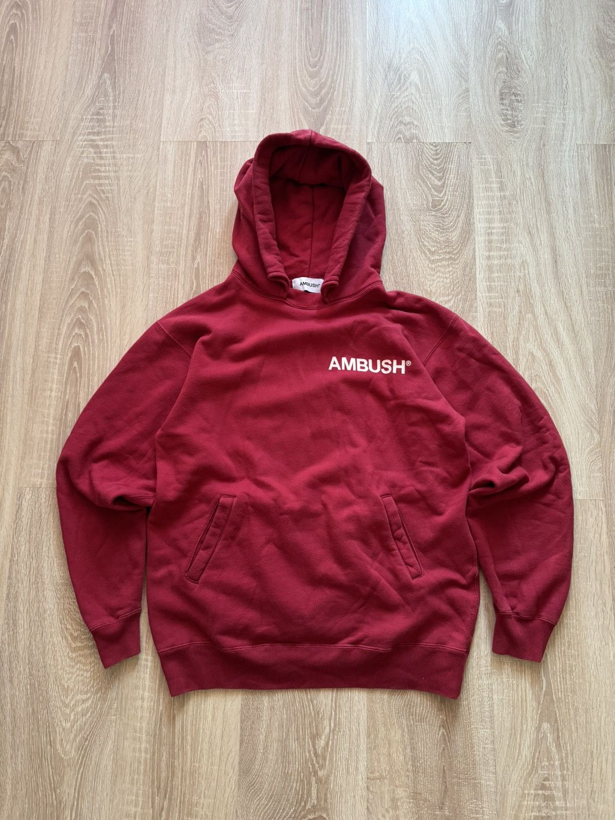 Ambush Design Ambush hoodie red/burgundy Size US M / EU 48-50 / 2 - 1 Thumbnail