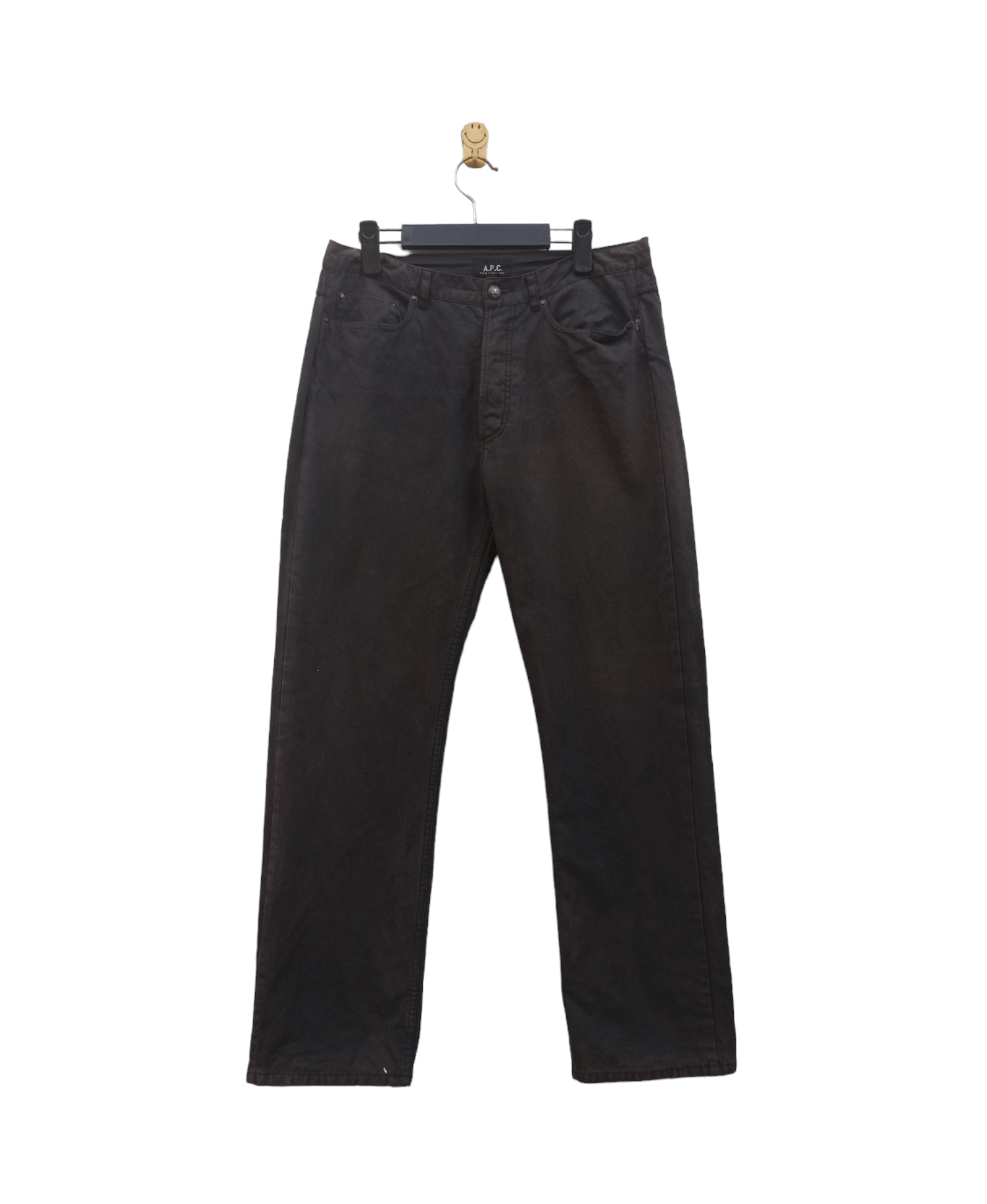 A.P.C. Vintage A.P.C Rue De Fleurus Super Black Sun Faded Jean Size US 32 / EU 48 - 1 Thumbnail