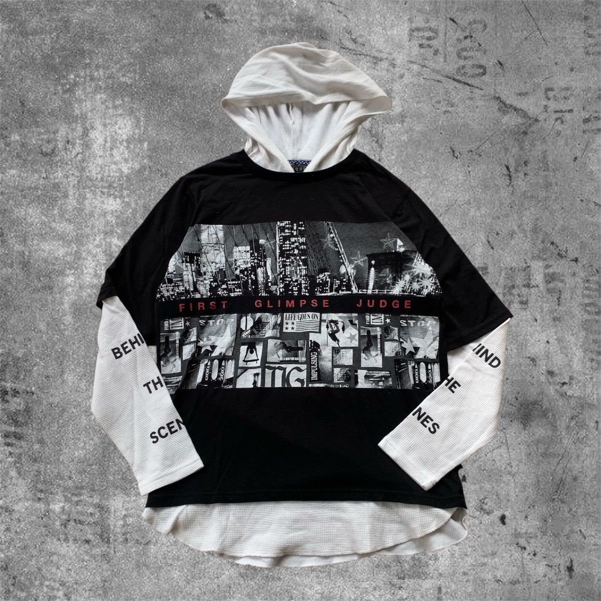 Hysteric Glamour Y2k japanese layered waffel hoded Size US L / EU 52-54 / 3 - 1 Thumbnail