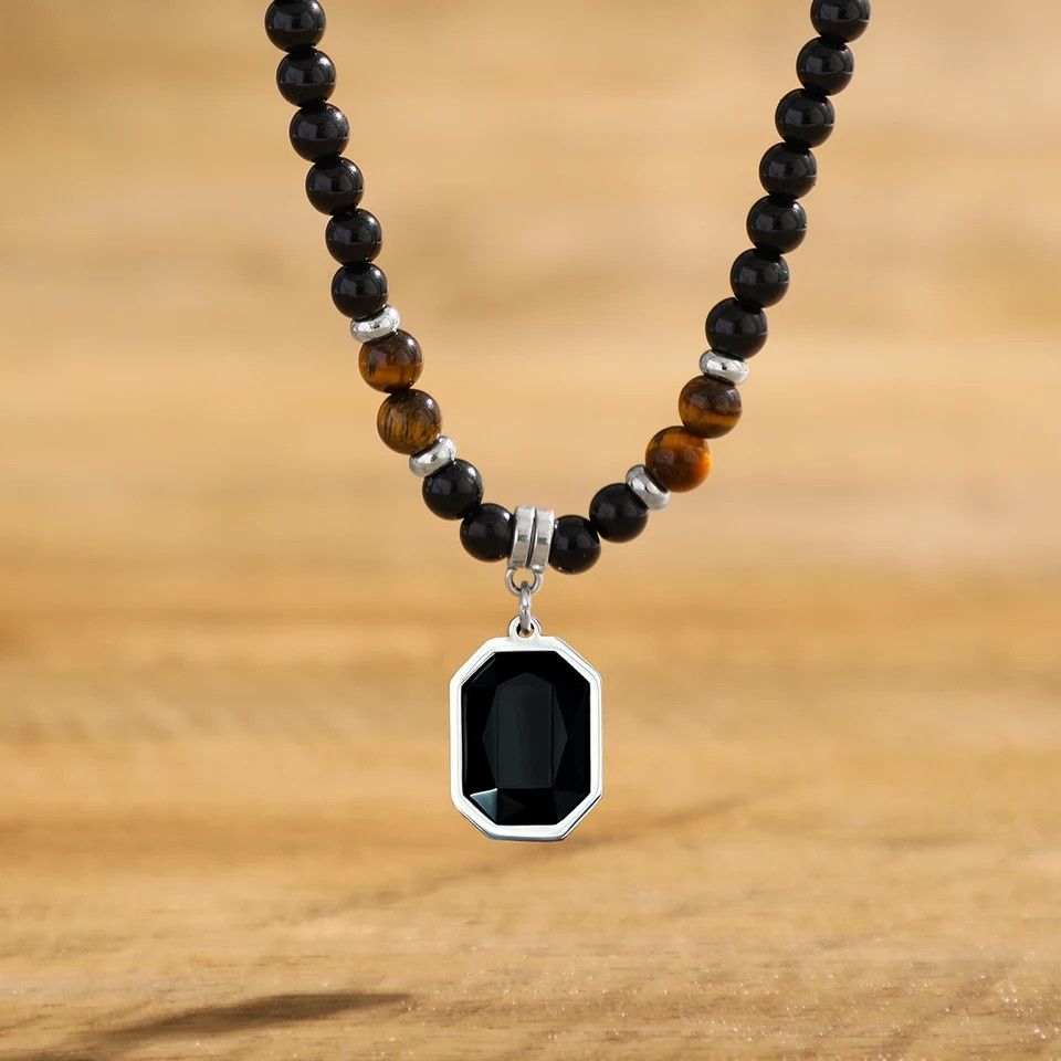 Other Black Bead Pendant Necklace Size ONE SIZE - 4 Thumbnail