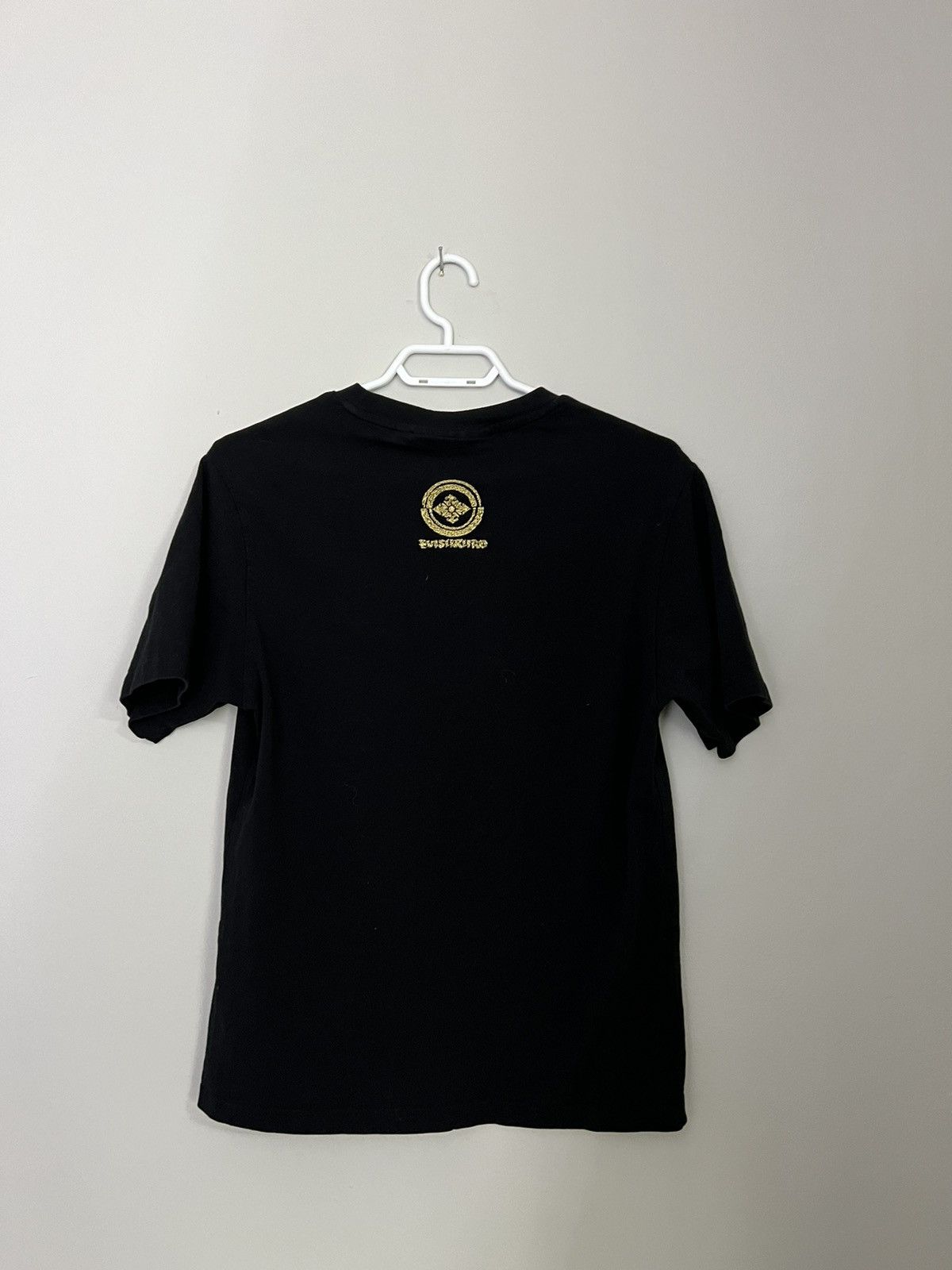 Evisu × Japanese Brand × Vintage Evisu Black Gold Embroidered Logo Shirt Size US M / EU 48-50 / 2 - 4 Thumbnail