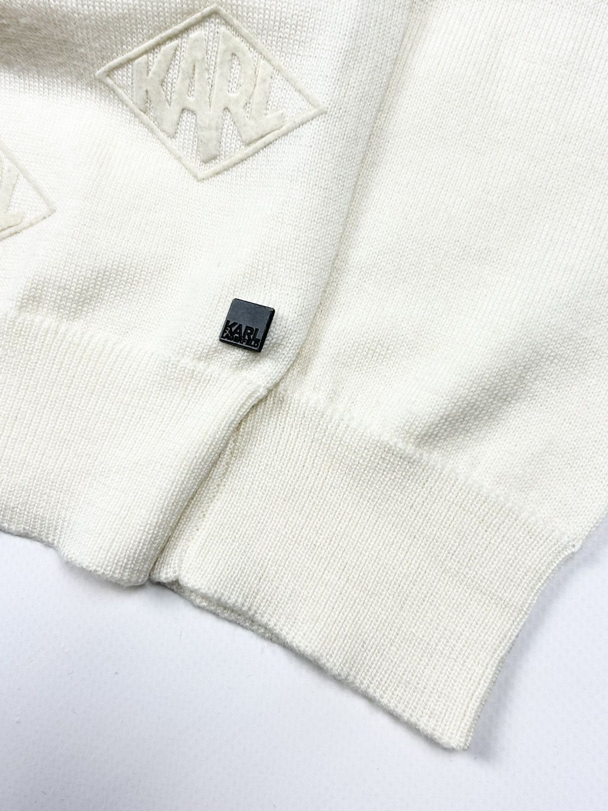 Chanel Rare Karl Lagerfeld Wool Monogram Logo Sweater Size US L / EU 52-54 / 3 - 9 Thumbnail