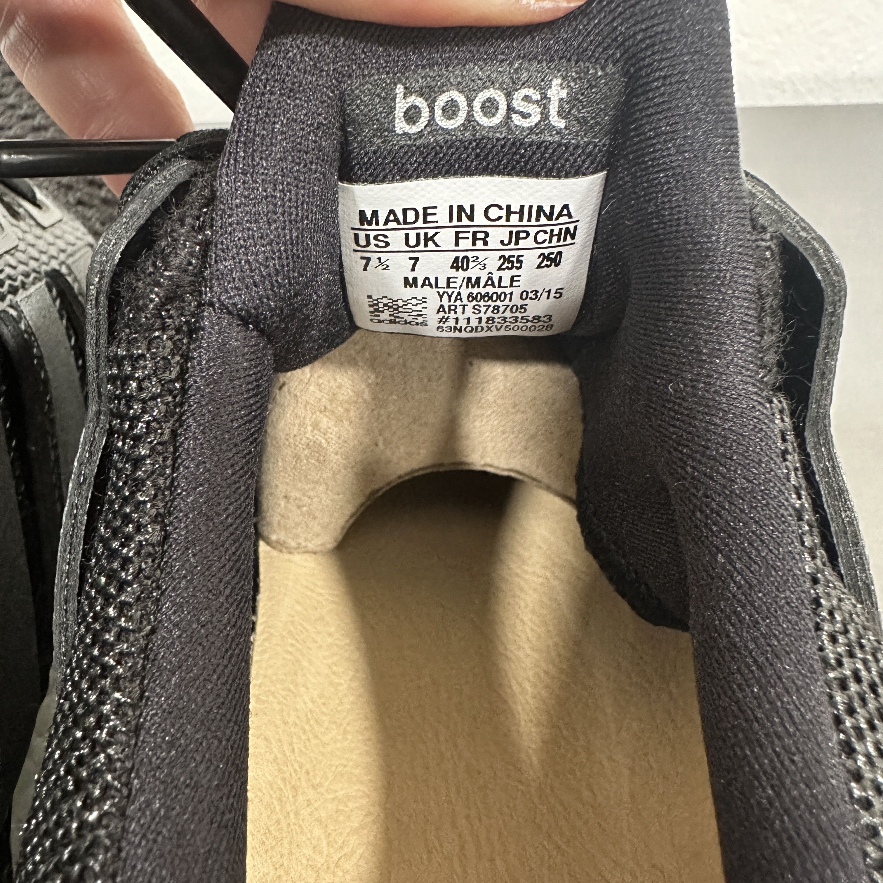 Adidas adidas x J&D Collective Ultra Boost 1.0 Black US 7.5 VNDS Size US 7.5 / EU 40-41 - 5 Thumbnail