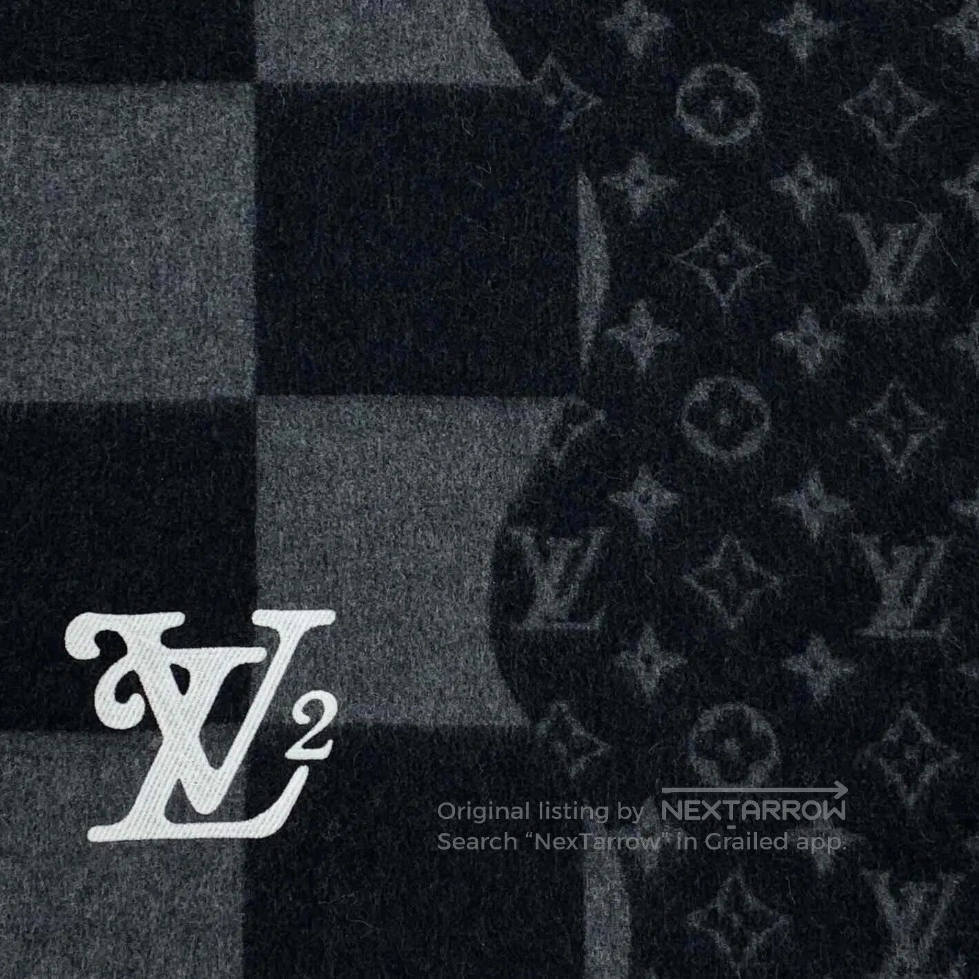 Louis Vuitton Louis Vuitton x Nigo Lv² Scarf. Size ONE SIZE - 3 Thumbnail