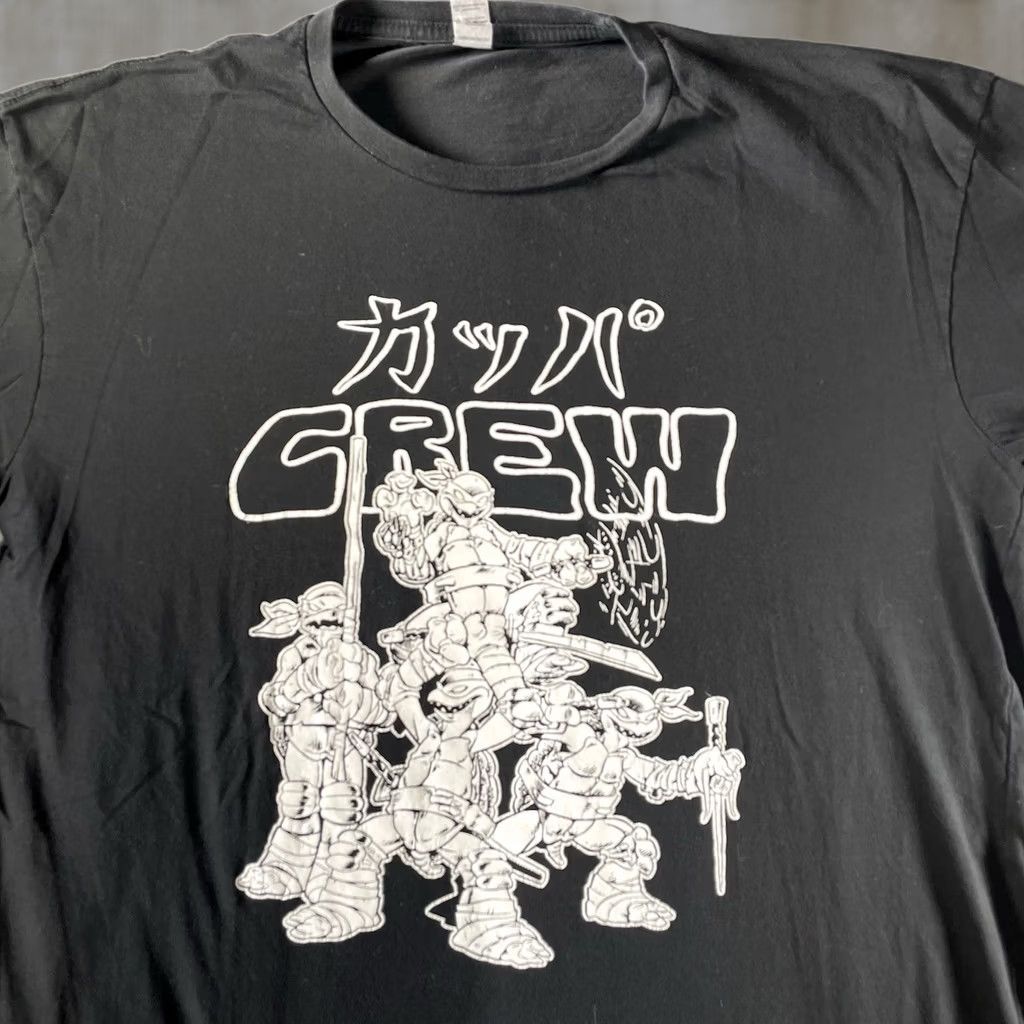 Vintage TMNT Shirt Men L Black Kevin Eastman Peter Laird Crew Bardel Entertainment Kevin Eastman Peter Laird Mens Large Black TMNT Shirt Size US L / EU 52-54 / 3 - 1 Thumbnail