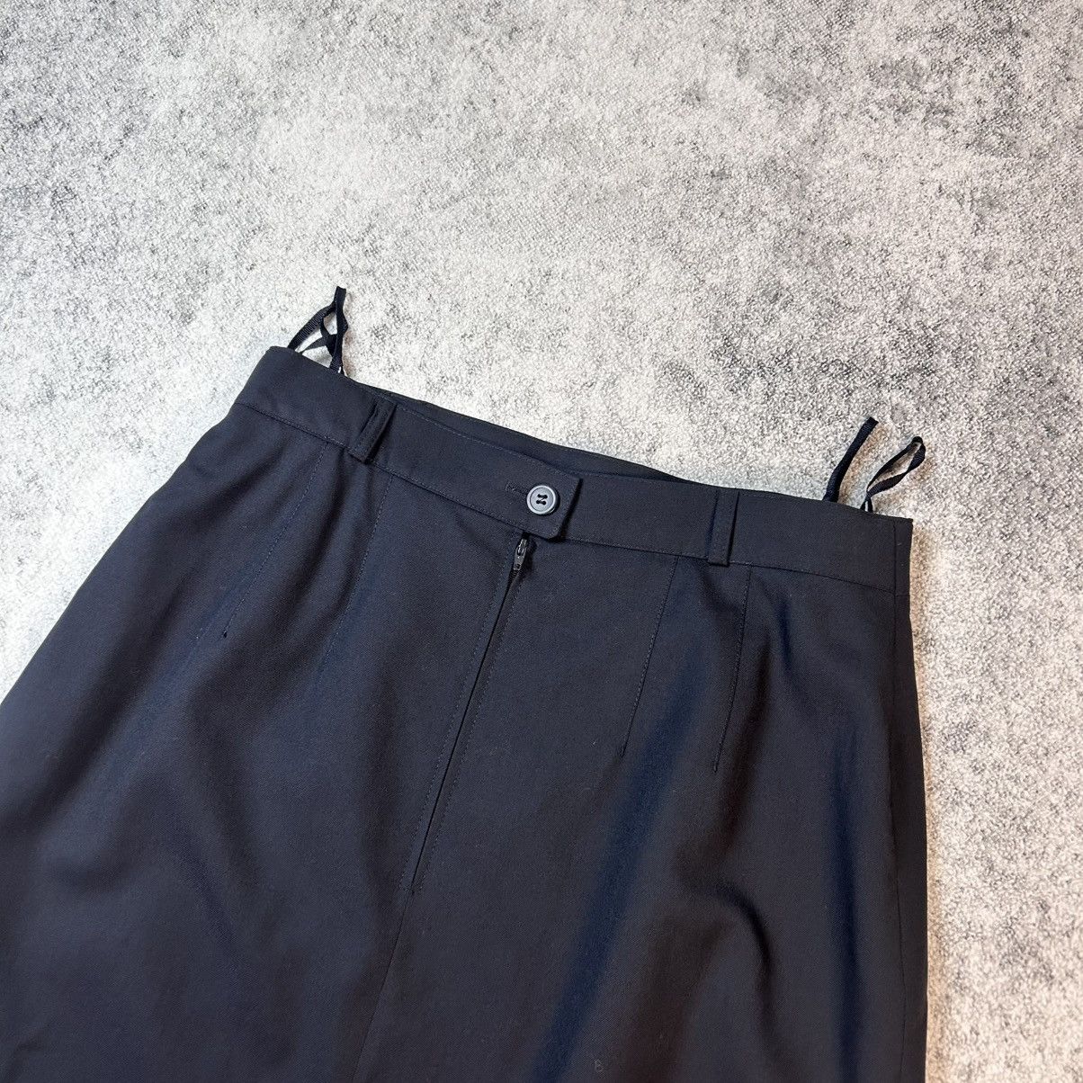 Burberry Classic Vintage BURBERRYS Skirt Navy Vintage Clothing Size 32" / US 10 / IT 46 - 4 Thumbnail