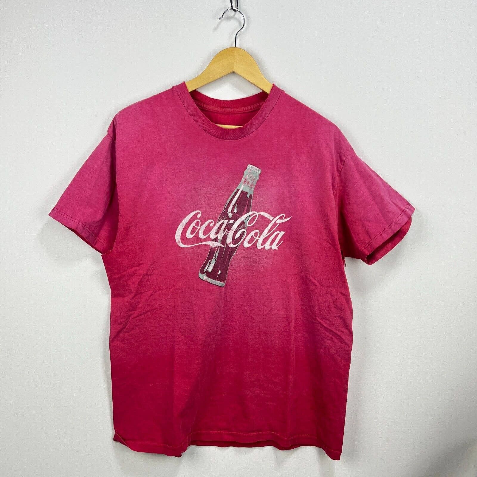 Vintage Coke Coca Cola Sun Faded T Shirt XL Short Sleeve T Shirts