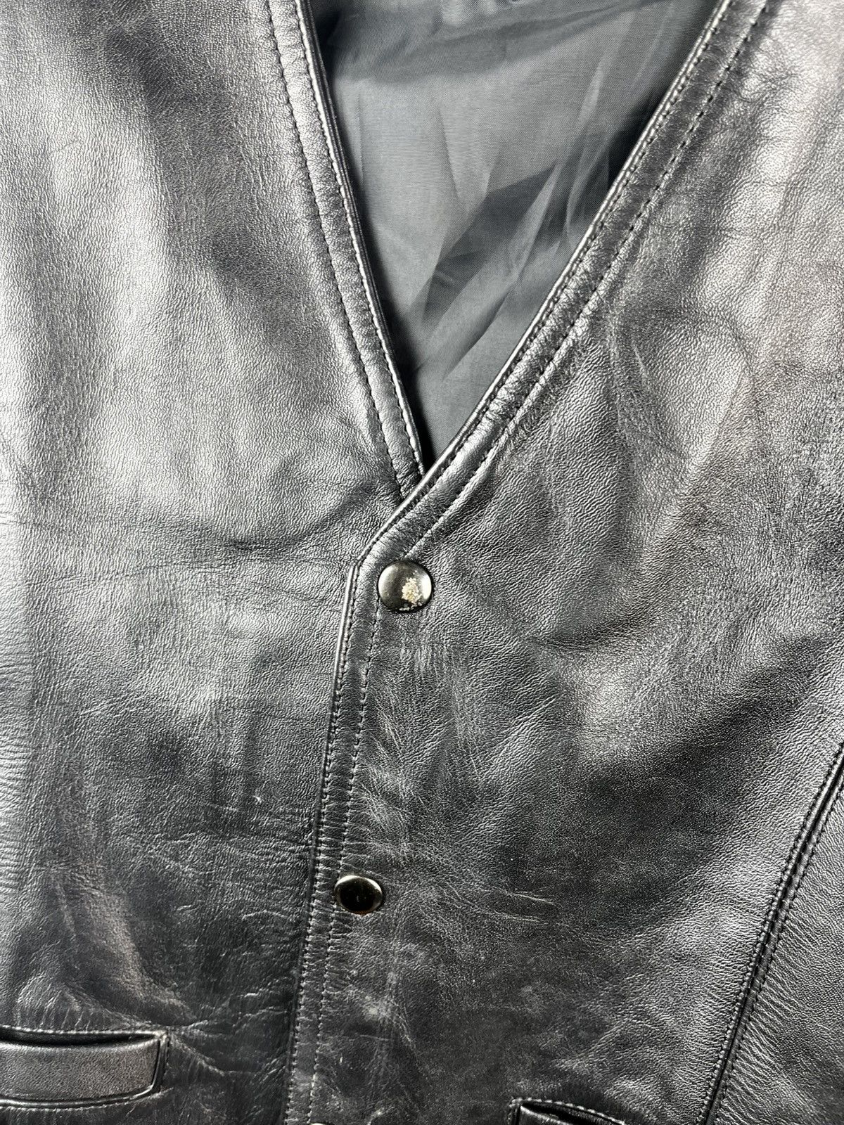 Schott Charlie leather vest vintage Size US L / EU 52-54 / 3 - 13 Thumbnail