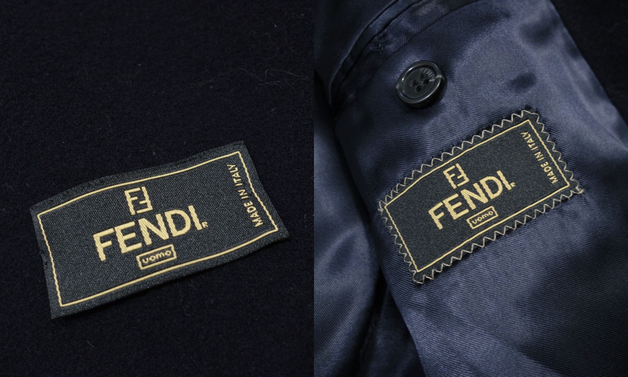 Fendi 90s 100% Virgin Wool Overcoat Made in Italy Size US XL / EU 56 / 4 - 10 Thumbnail