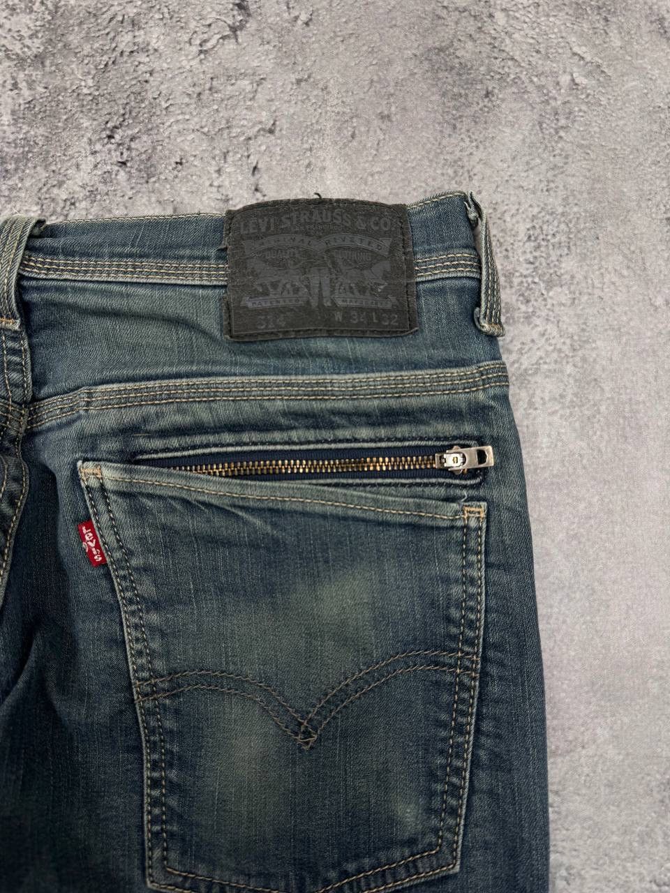 Levi's Levi's Men Blue Denim Straight Leg Jeans Size W34 Size US 34 / EU 50 - 4 Thumbnail