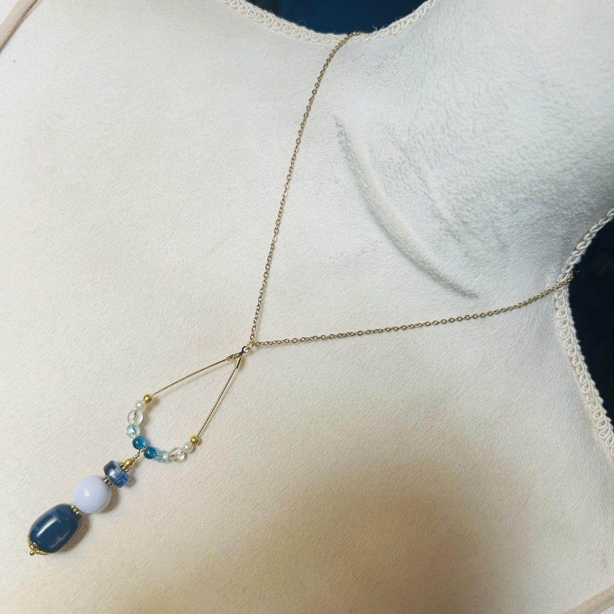 Handmade Handcrafted vintage bead changeable charm pendant necklace Size ONE SIZE - 2 Thumbnail