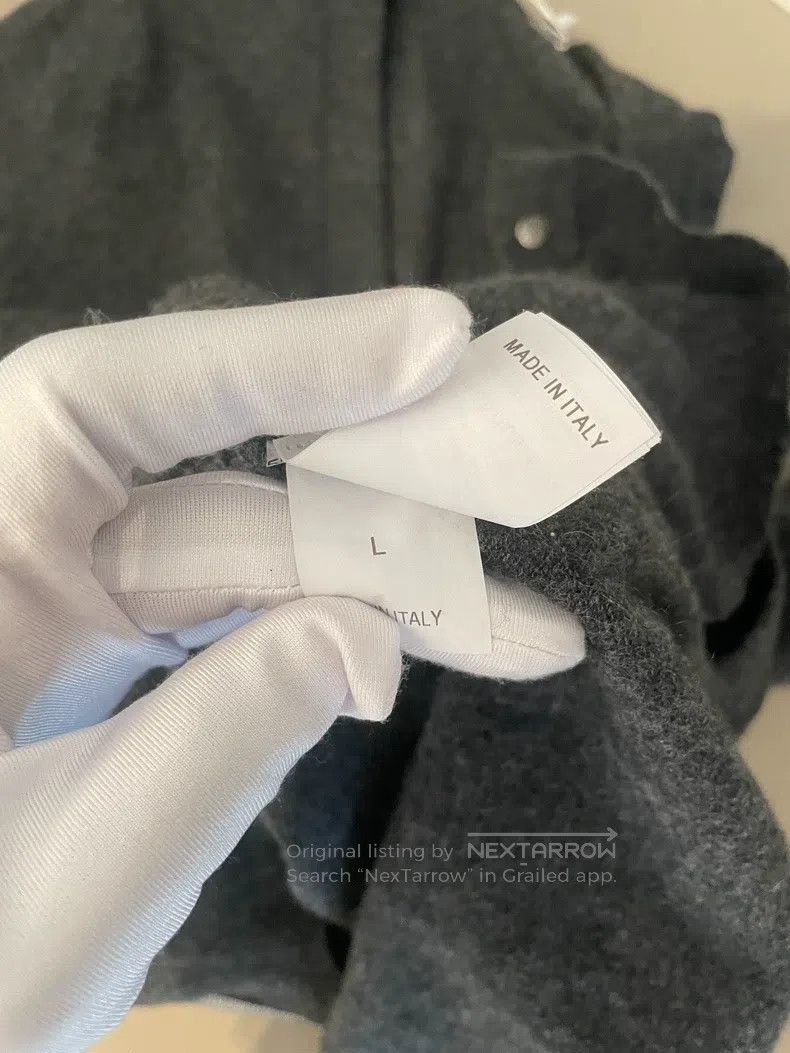 Brunello Cucinelli Brunello Cucinelli Black and Grey Cashmere Cardigan Size L / US 10 / IT 46 - 8 Thumbnail