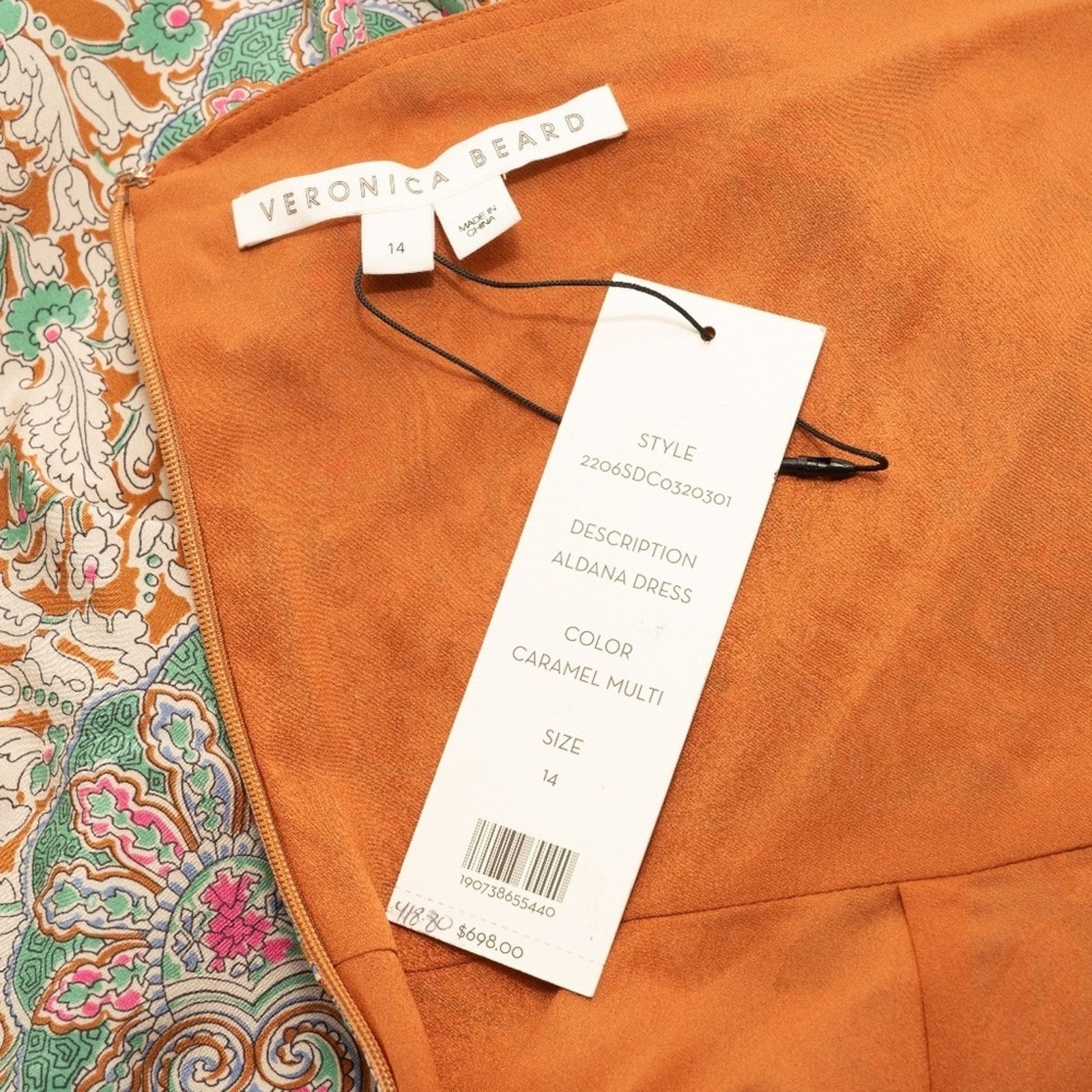 Veronica Beard Veronica Beard. Aldana Silk Dress. Size XL / US 12-14 / IT 48-50 - 12 Thumbnail