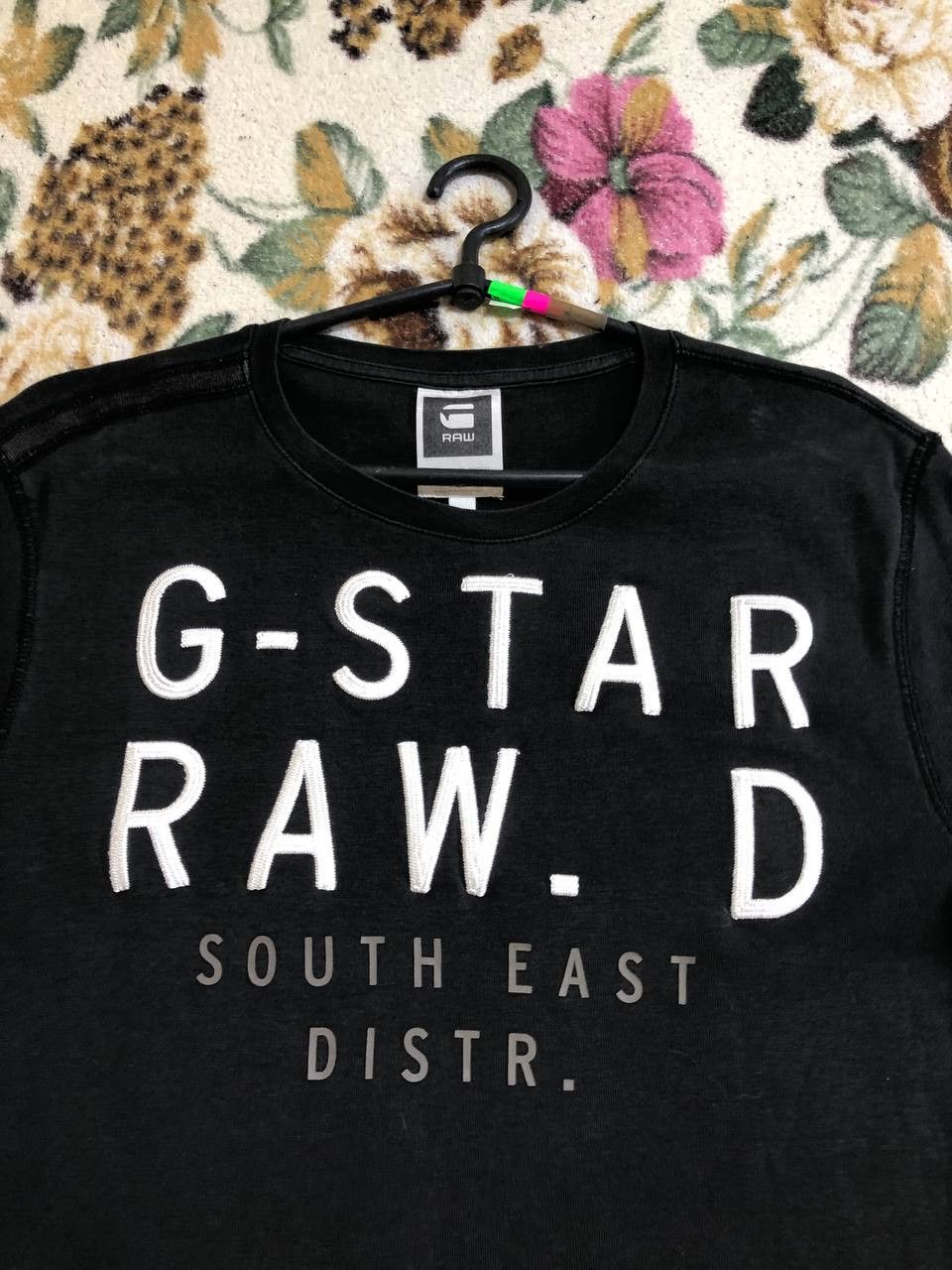 G-Star G Star Raw Vintage Mens Big logo Crew Neck T-Shirt Size US XL / EU 56 / 4 - 13 Thumbnail