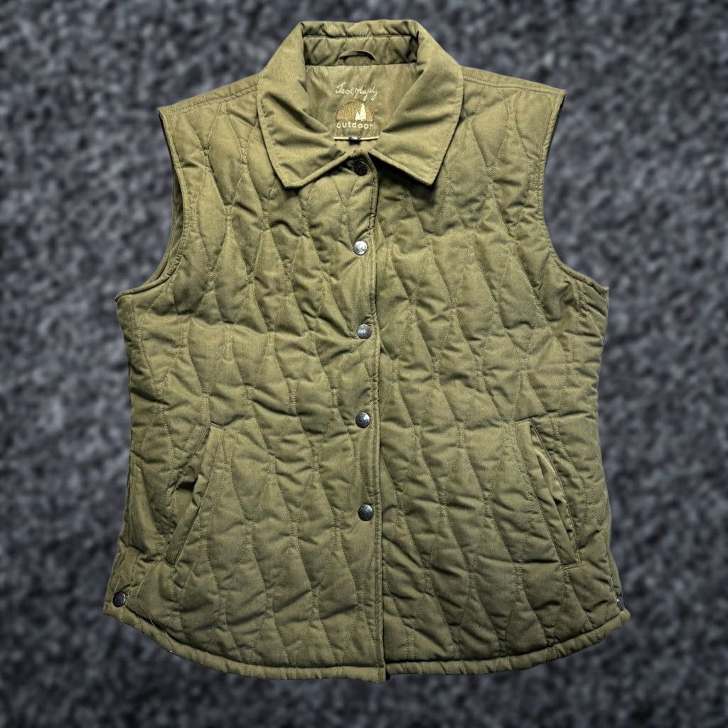 Vintage Jack Murphy Green Vest Womens size 18 Size XXL / US 16-18 / IT 52-54 - 1 Thumbnail