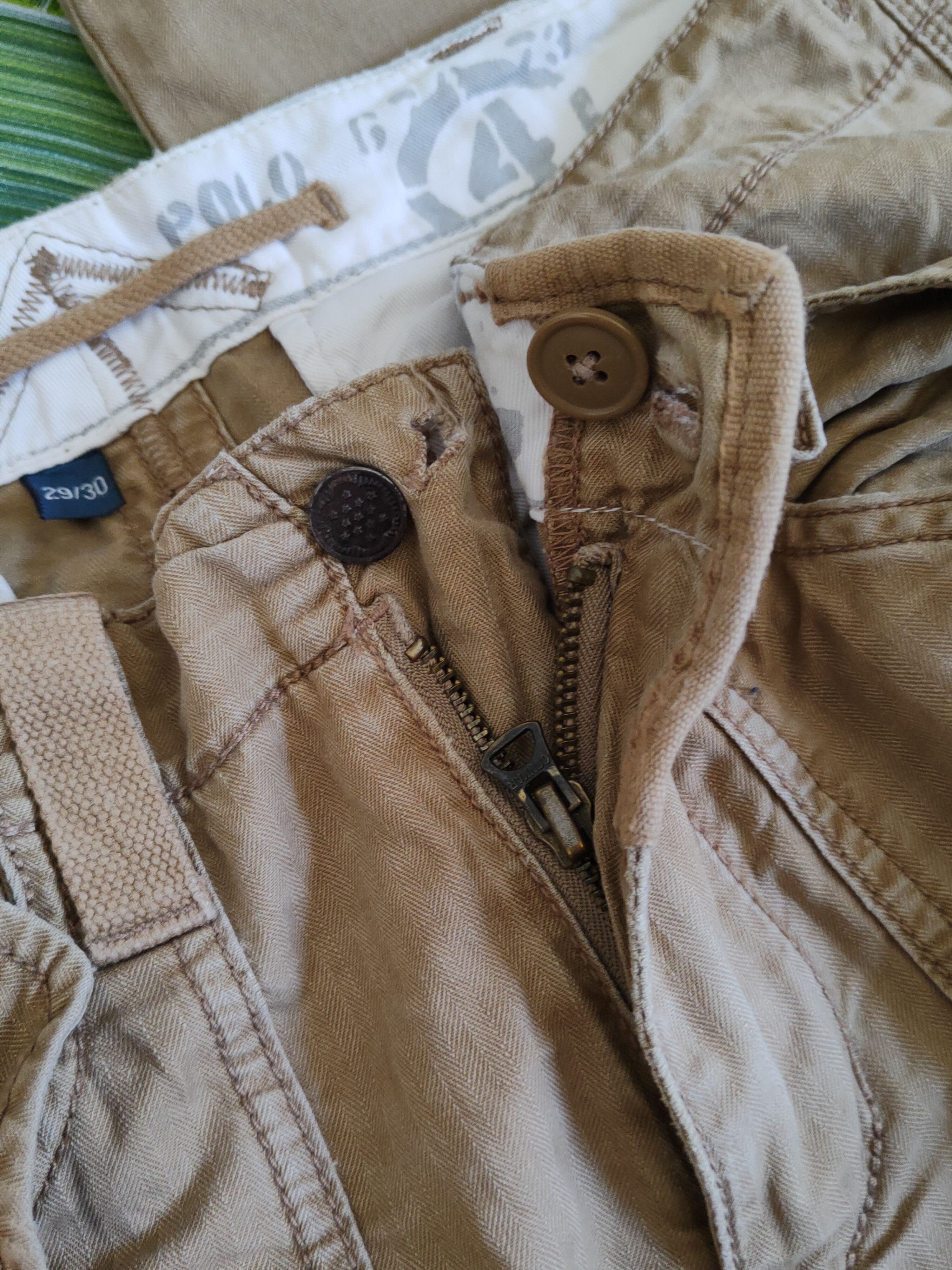 Polo Ralph Lauren Polo Ralph Lauren faded Multipocket Cargo Pants #1347DL Size US 29 - 16 Thumbnail