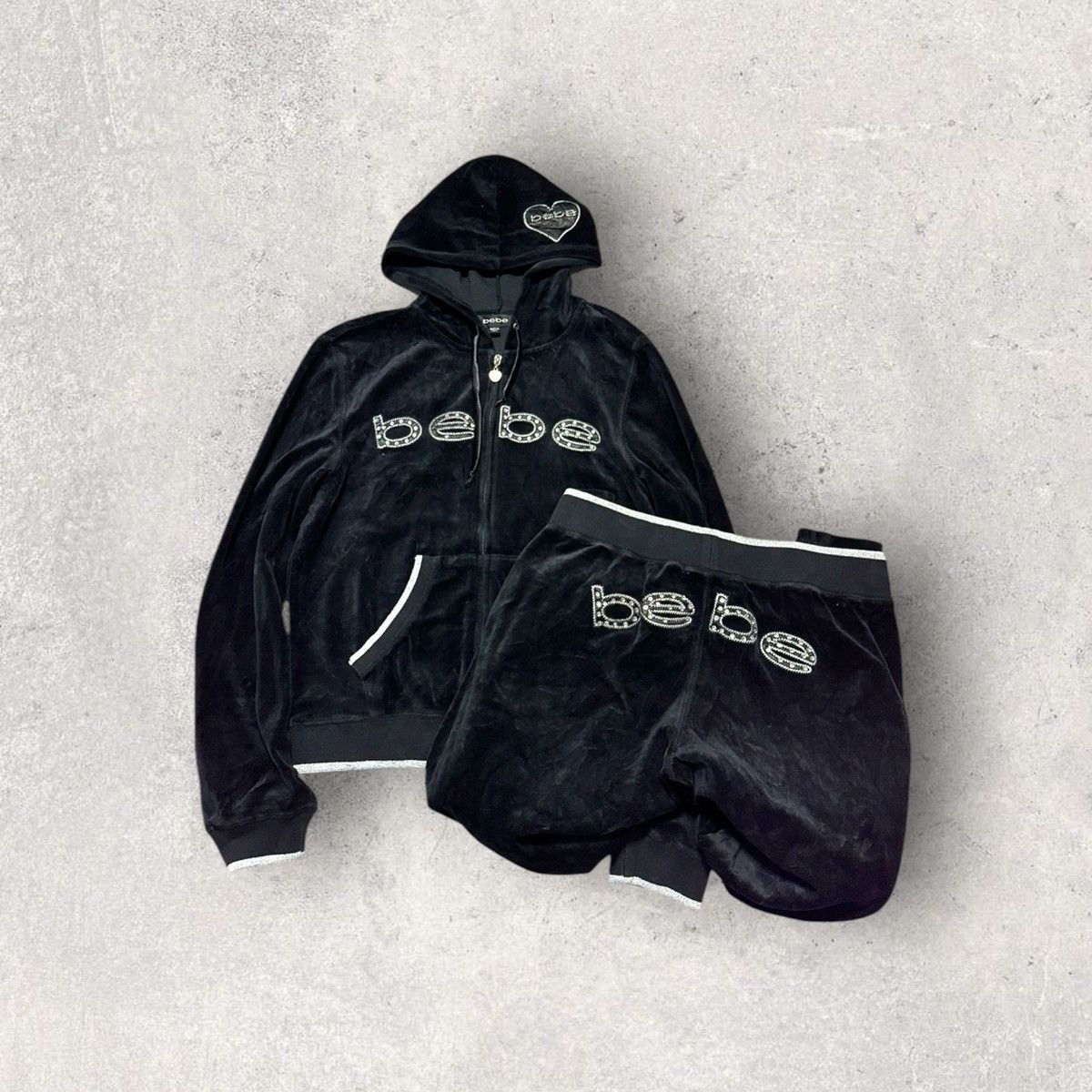 Vintage Bebe velour sweatsuit