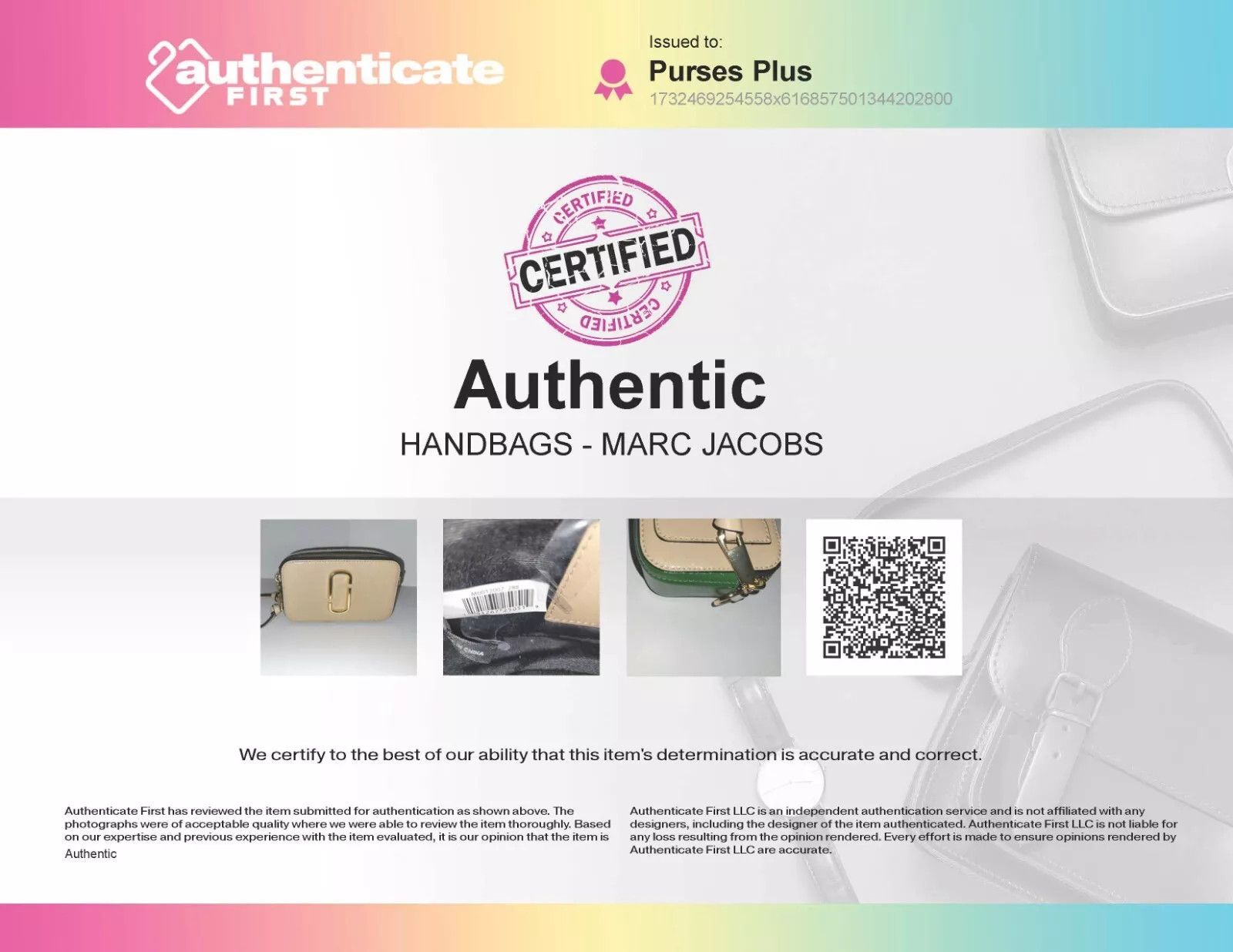 Marc by Marc Jacobs MARC JACOBS "THE COLORBLOCK SNAPSHOT "Auth Cert" Size ONE SIZE - 9 Thumbnail