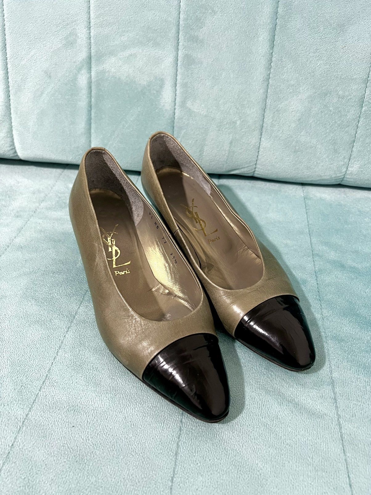 Vintage × Yves Saint Laurent Vintage YSL Heels Size US 5 / IT 35 - 2 Thumbnail