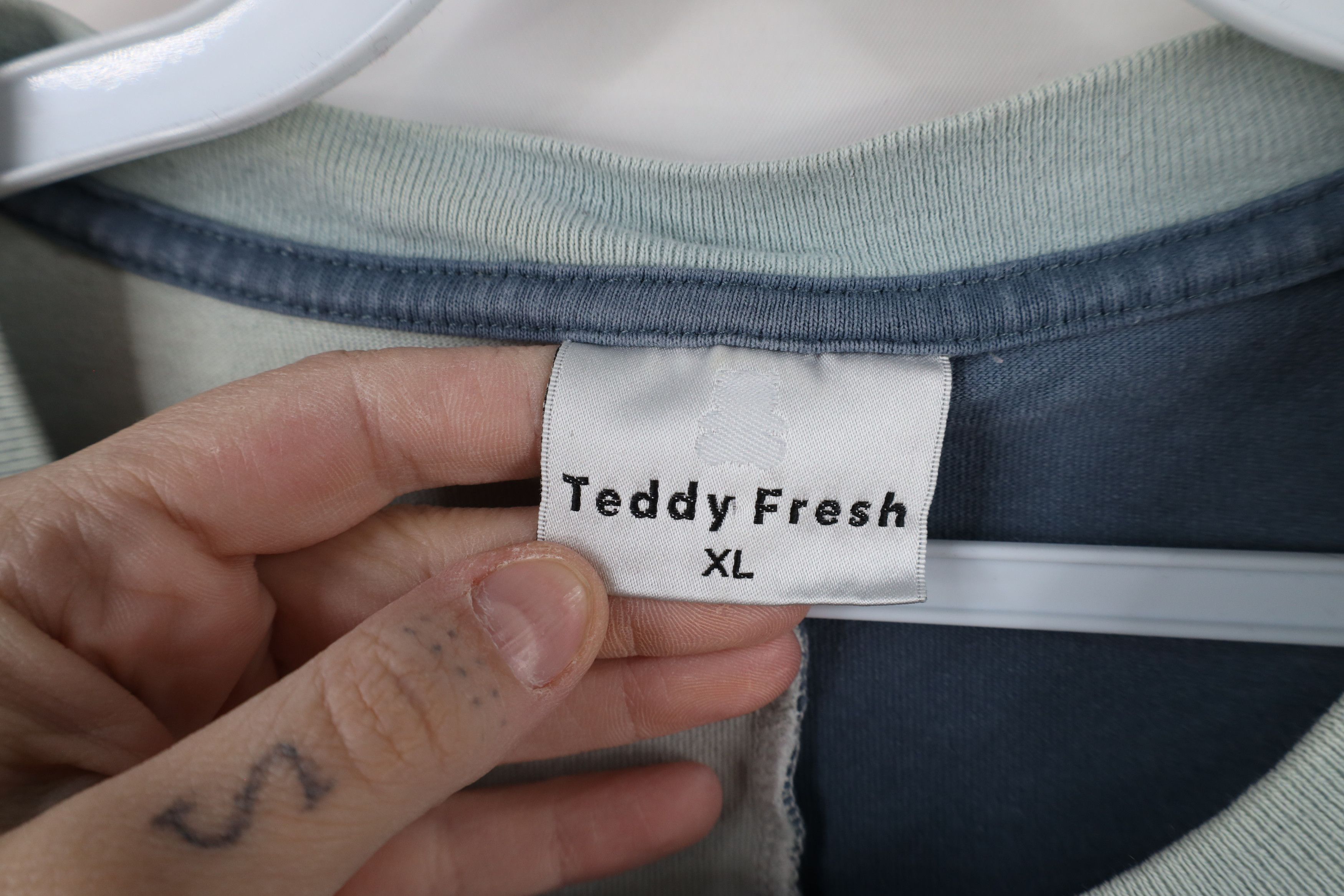 Teddy Fresh × Vintage Teddy Fresh Streetwear Checkered Short Sleeve T-Shirt Size US XL / EU 56 / 4 - 8 Thumbnail