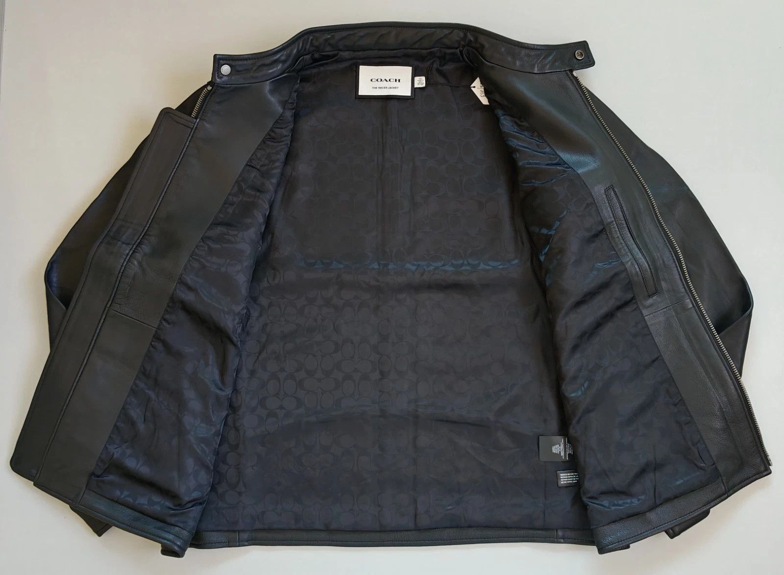 Coach Coach Leather Racer Jacket FTP 5071 Size US XXL / EU 58 / 5 - 8 Thumbnail