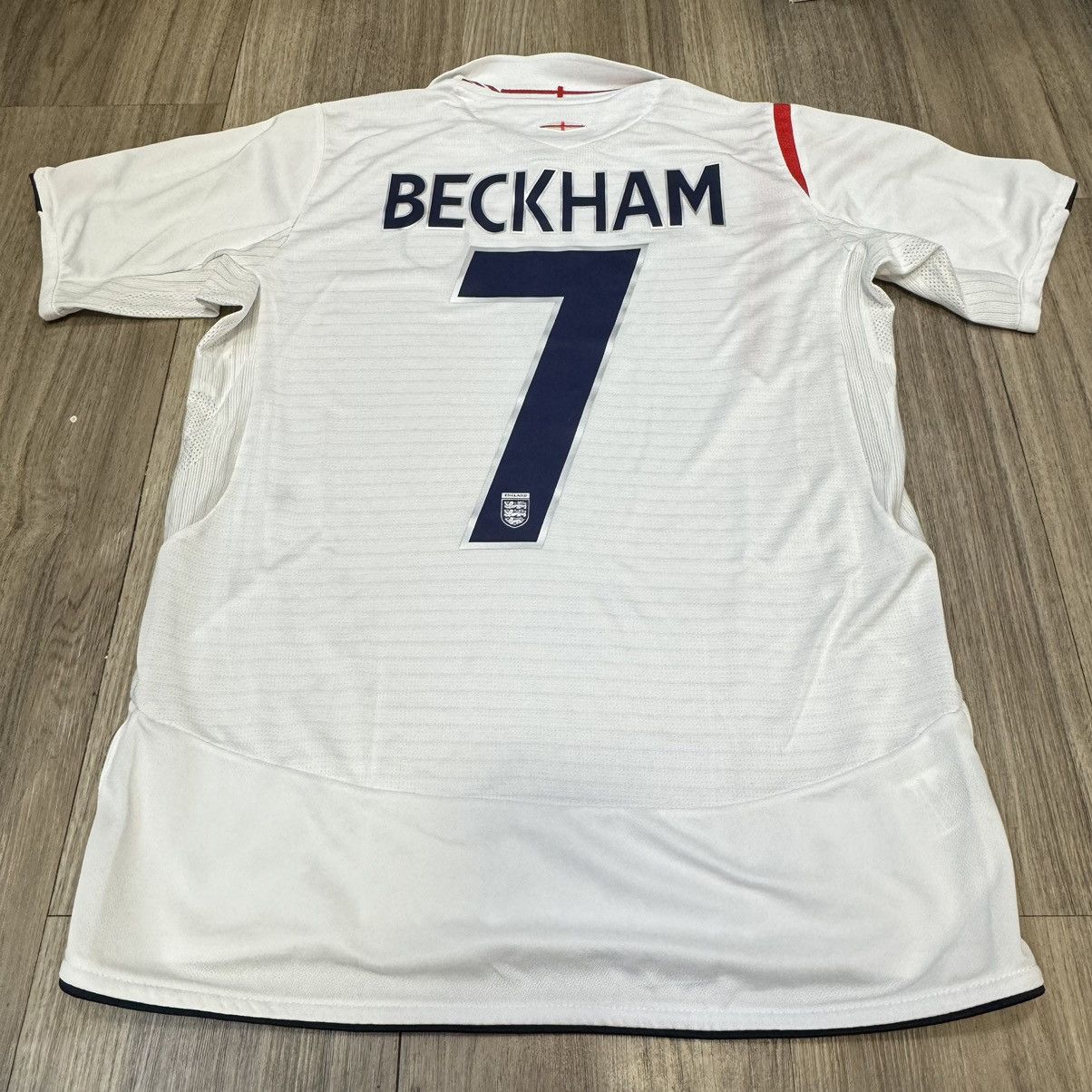 Umbro (Youth size)England World Cup 2006 home shirt #7 Beckham Size M / US 6-8 / IT 42-44 - 2 Thumbnail