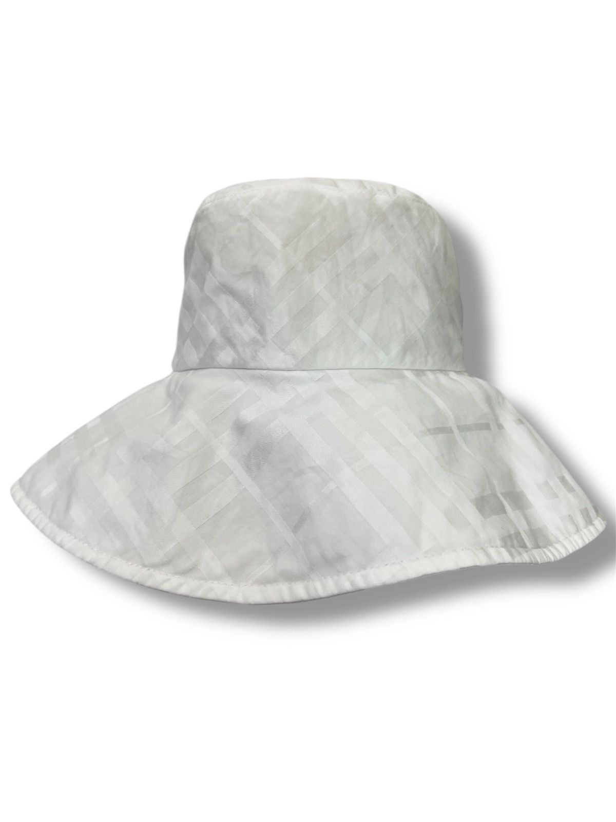 Burberry Burberry Blue Label Shadow Check Bucket Hat Size ONE SIZE - 1 Thumbnail