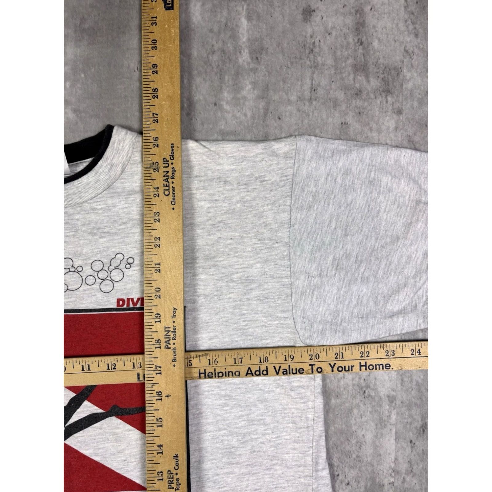 Santoni VINTAGE Aruba Scuba Diving T Shirt L Men Gray 90s 80s Fish Crew Neck Cotton Santo Short Sleeve Regular Pattern Animal Print Size US L / EU 52-54 / 3 - 4 Thumbnail