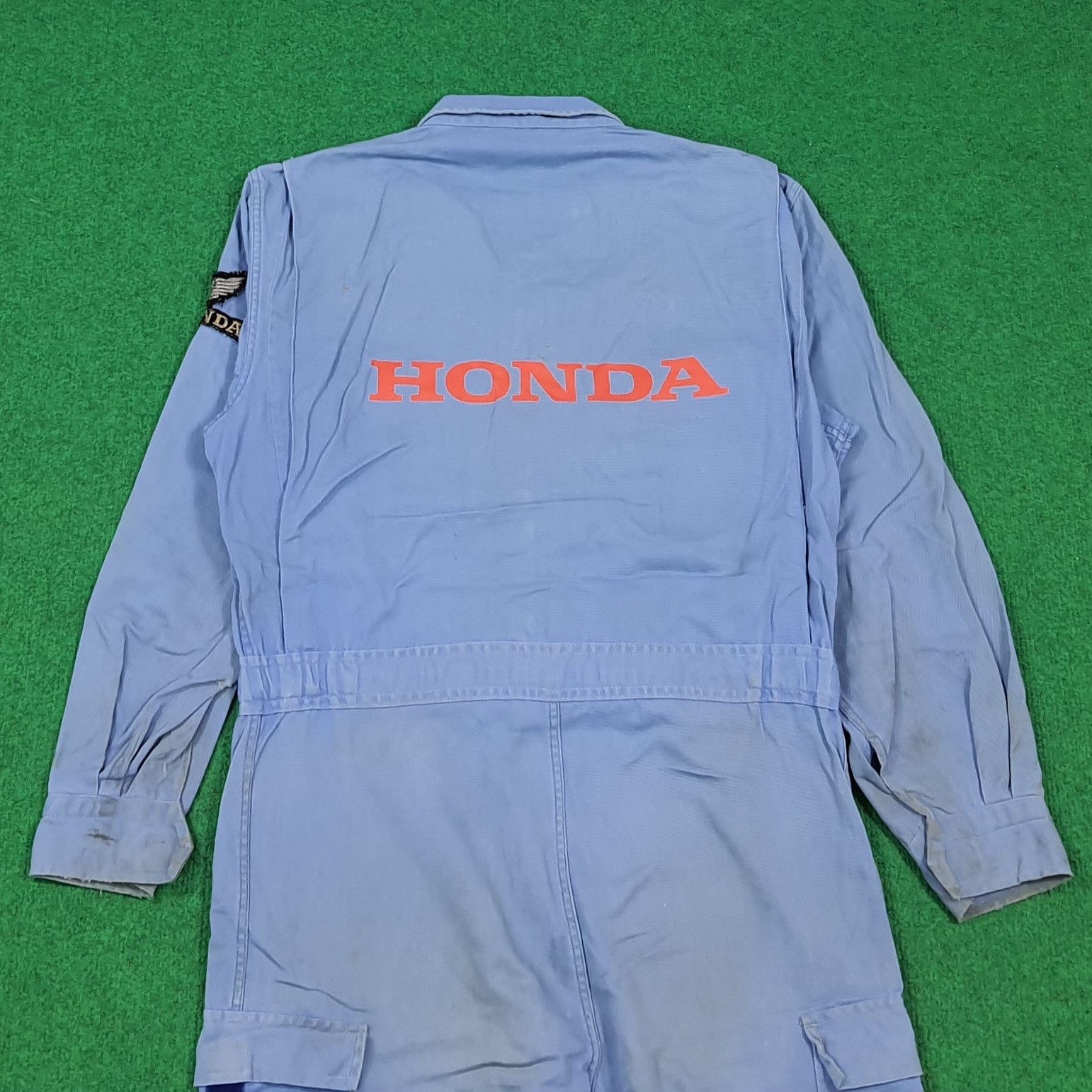 Japanese Brand Vintage 80s Honda Mechanic Jumpsuit Retro Motorsport C288N11 Size US S / EU 44-46 / 1 - 1 Thumbnail