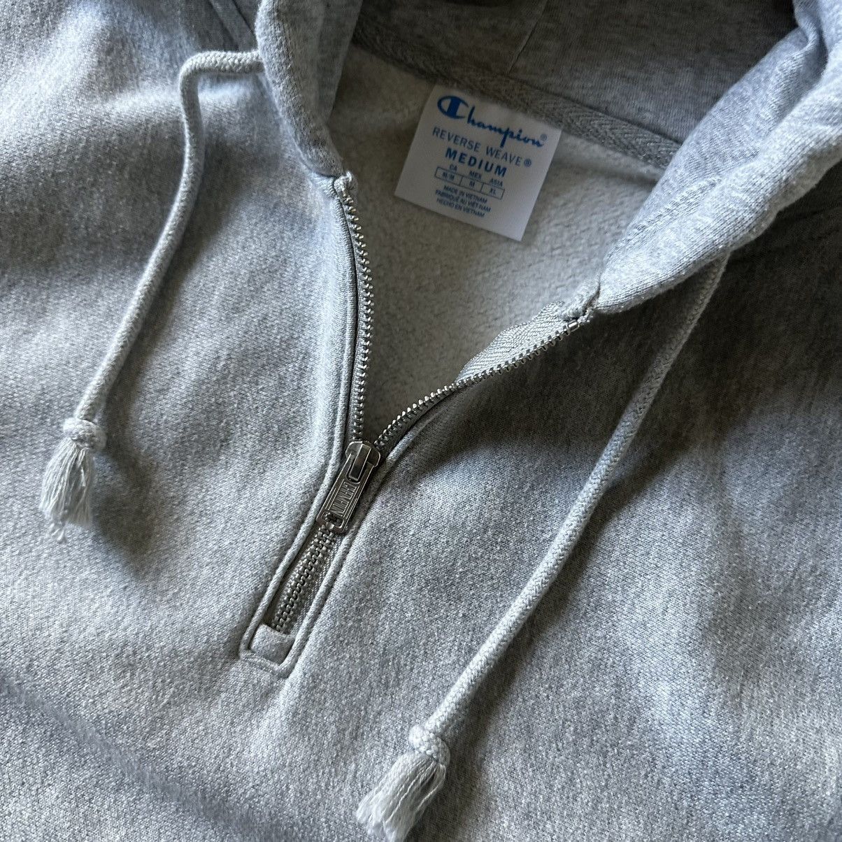 Champion Gray Champion Quarter Zip Hoodie Size US M / EU 48-50 / 2 - 4 Thumbnail