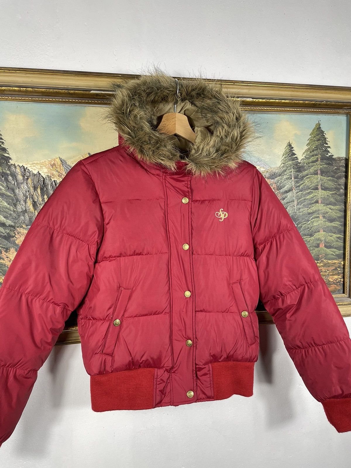 Southpole × Vintage South Pole Retro 00s Puffer Down Hoodie Bomber Winter Warm Size L / US 10 / IT 46 - 3 Thumbnail