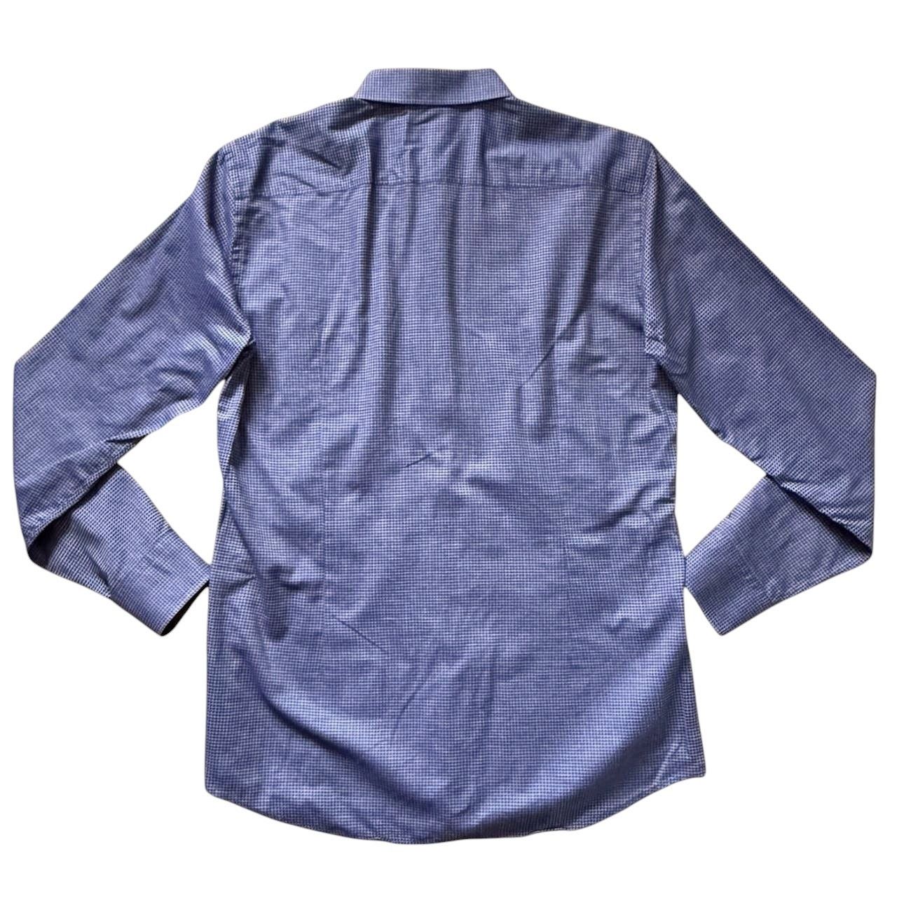 Hugo Boss Hugo Boss Blue/Brown Shirt | Size 16.5 Size US L / EU 52-54 / 3 - 2 Thumbnail