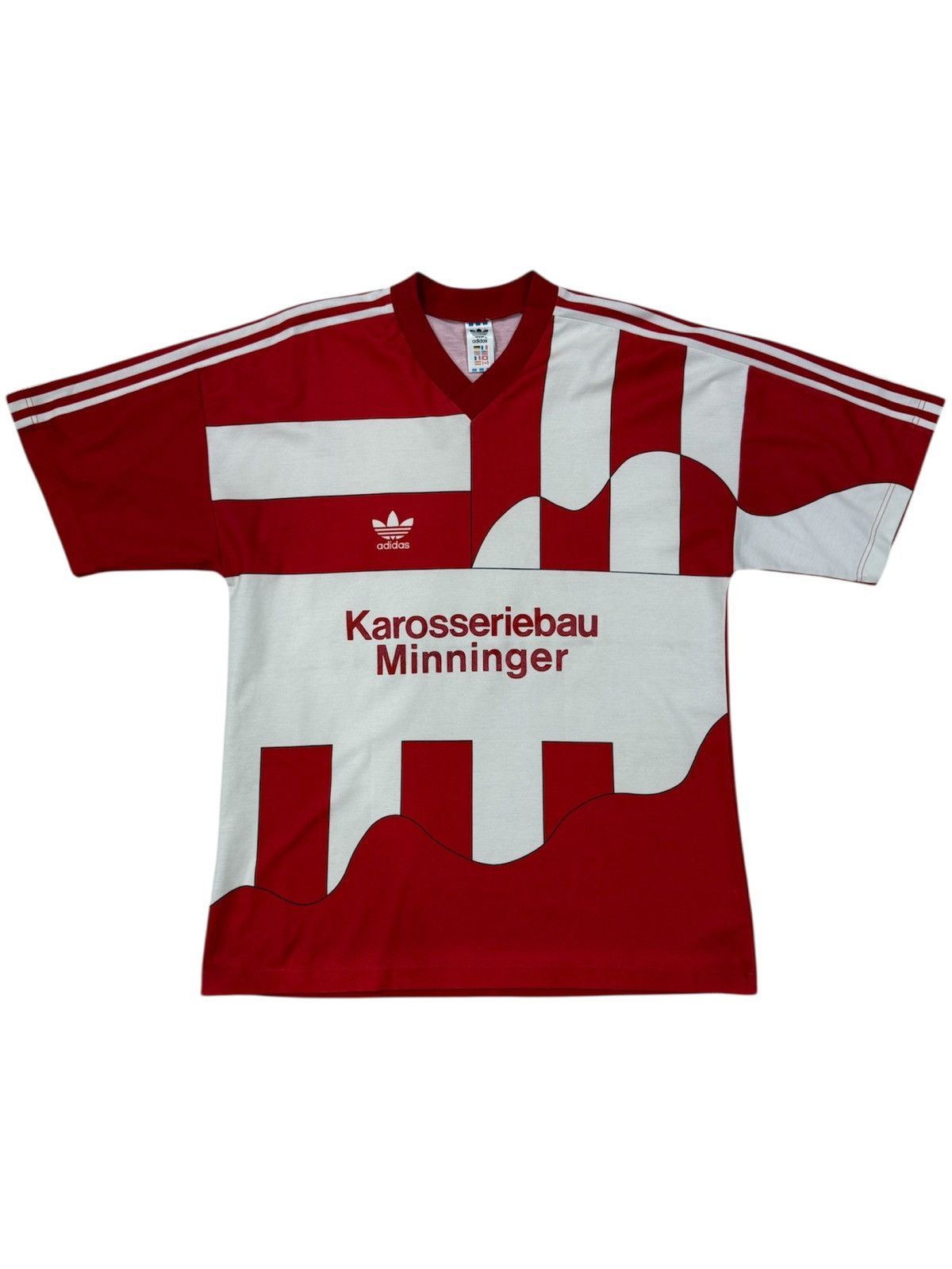 Adidas Vintage Adidas Karosseriebau Minninger jersey Size US L / EU 52-54 / 3 - 1 Thumbnail