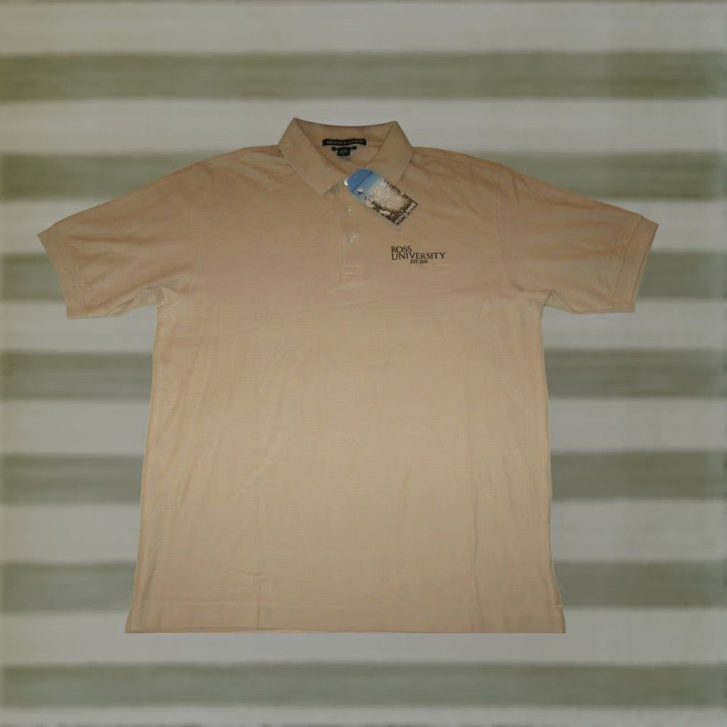 Vintage Ross University School of Medicine Polo Shirt New W/Tags Mens Large RUSM Size US L / EU 52-54 / 3 - 1 Thumbnail