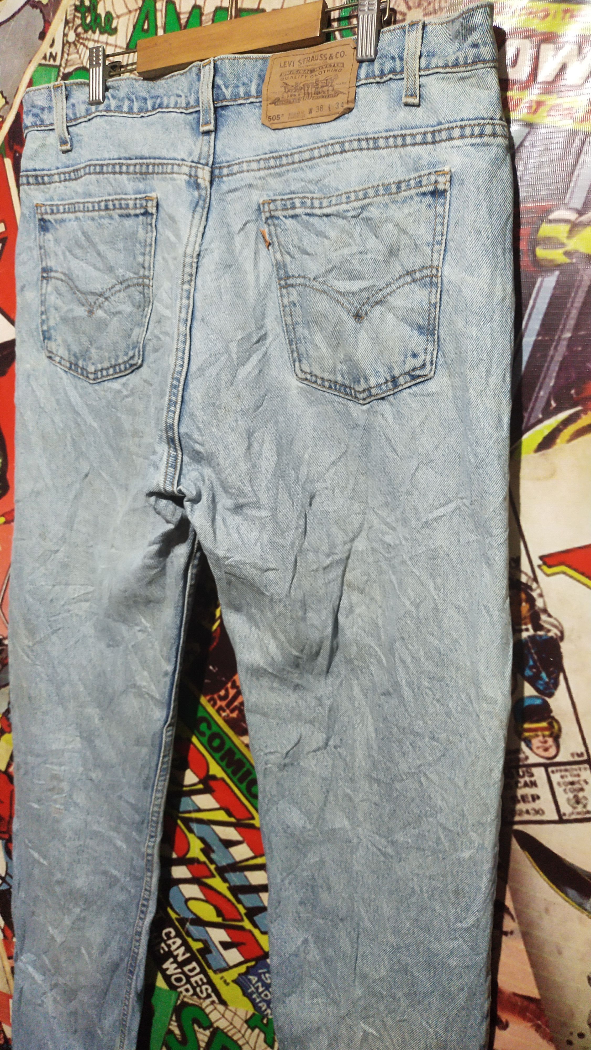 Levi's Vintage Clothing VTG X 505 LEVIS USA OREN TAG Size US 38 / EU 54 - 9 Thumbnail