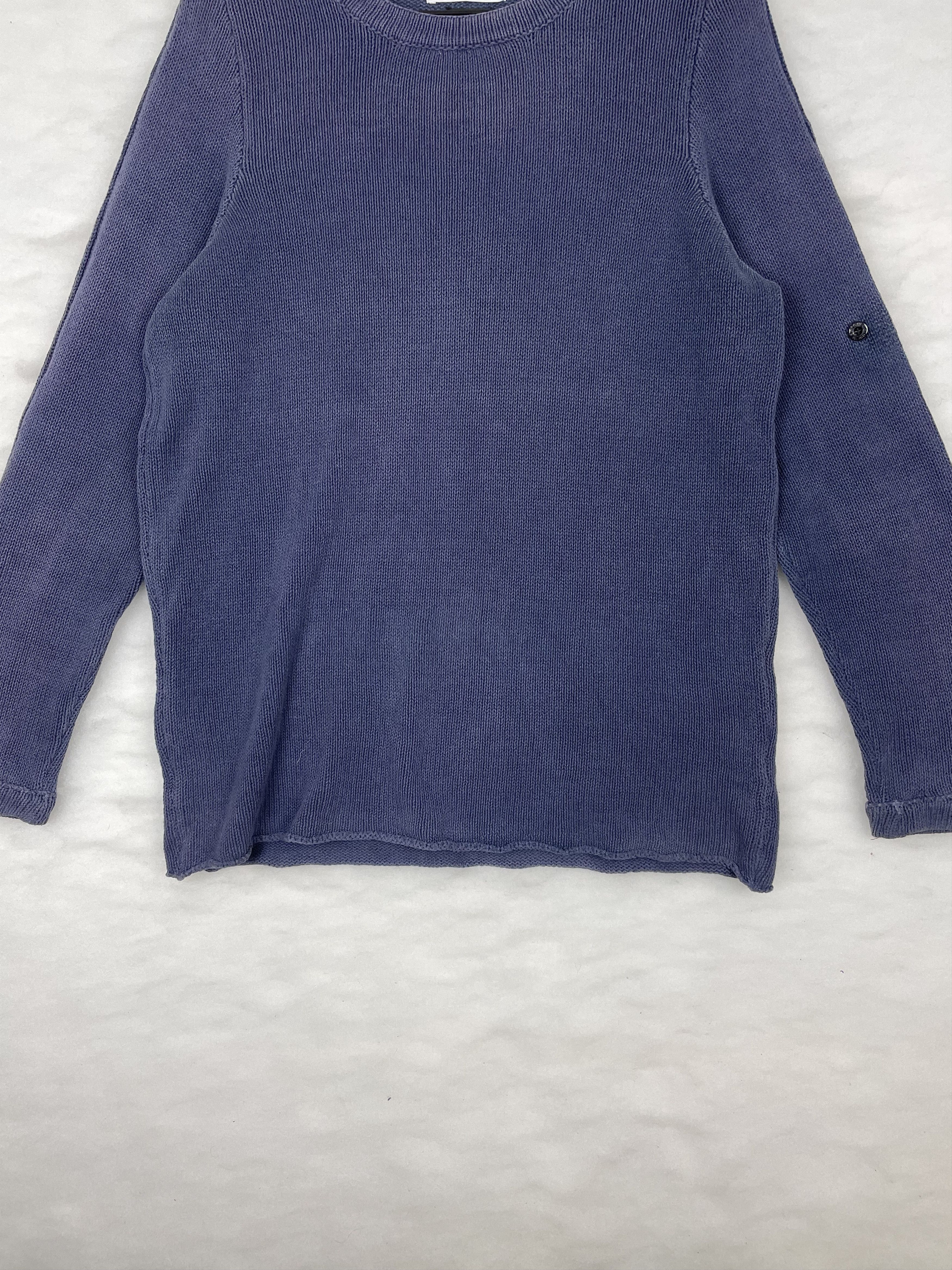 Stone Island Vintage 90s Sweater Navy Blue Size M